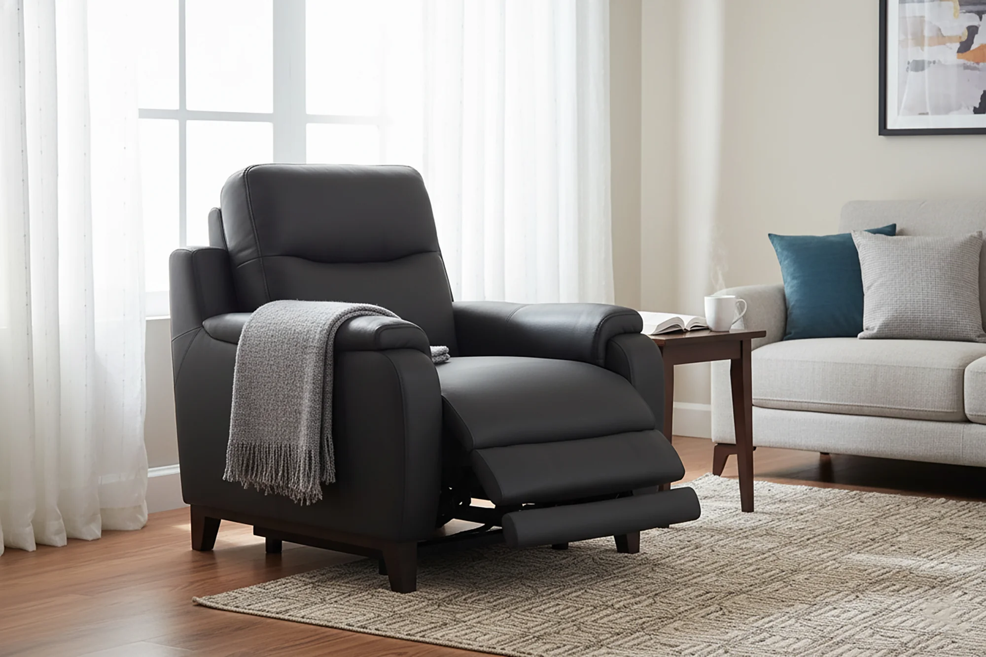 George Leather Recliner Seat - Image 2