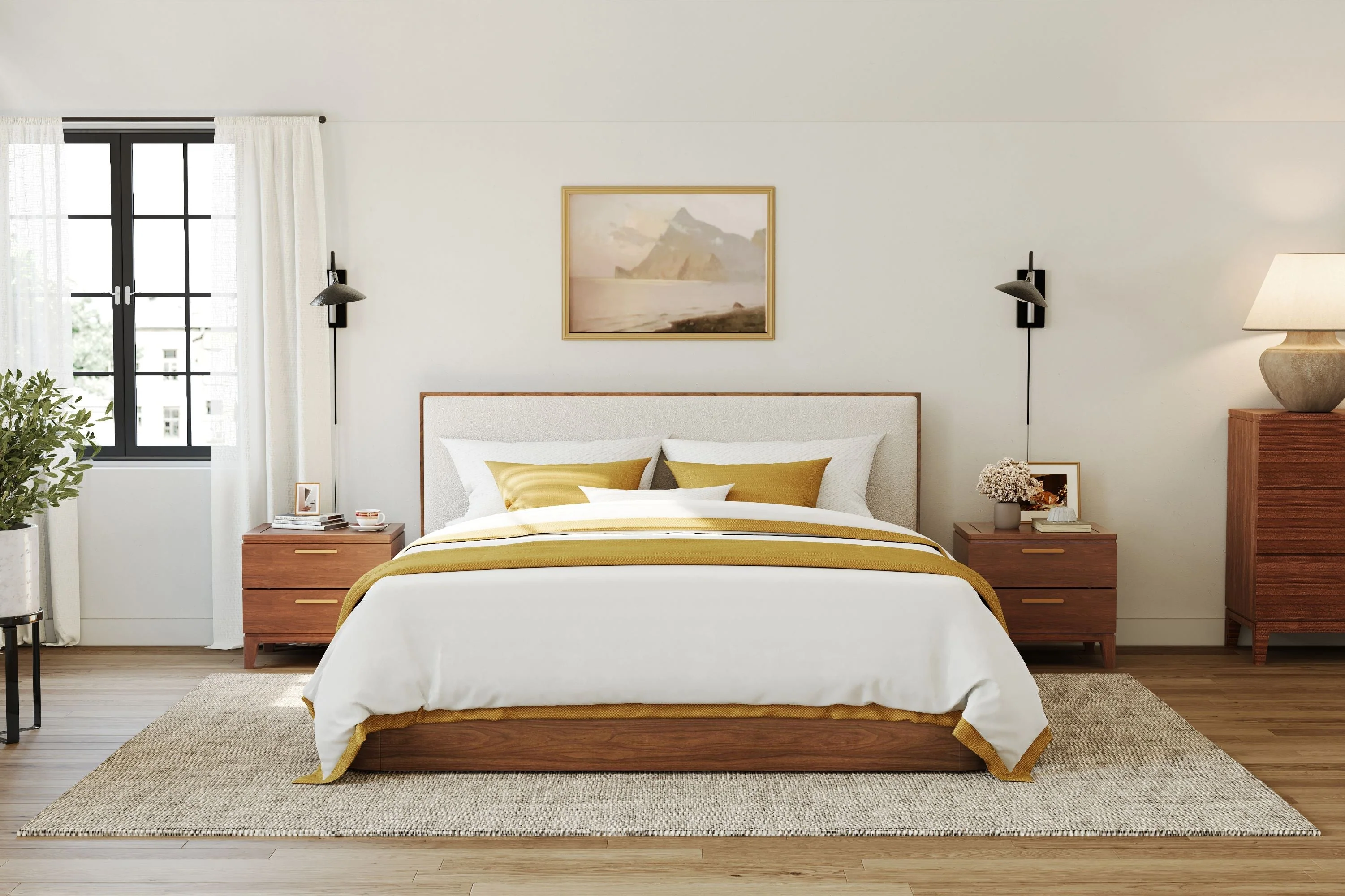 Gianna Wood Bed Frame - Image 27