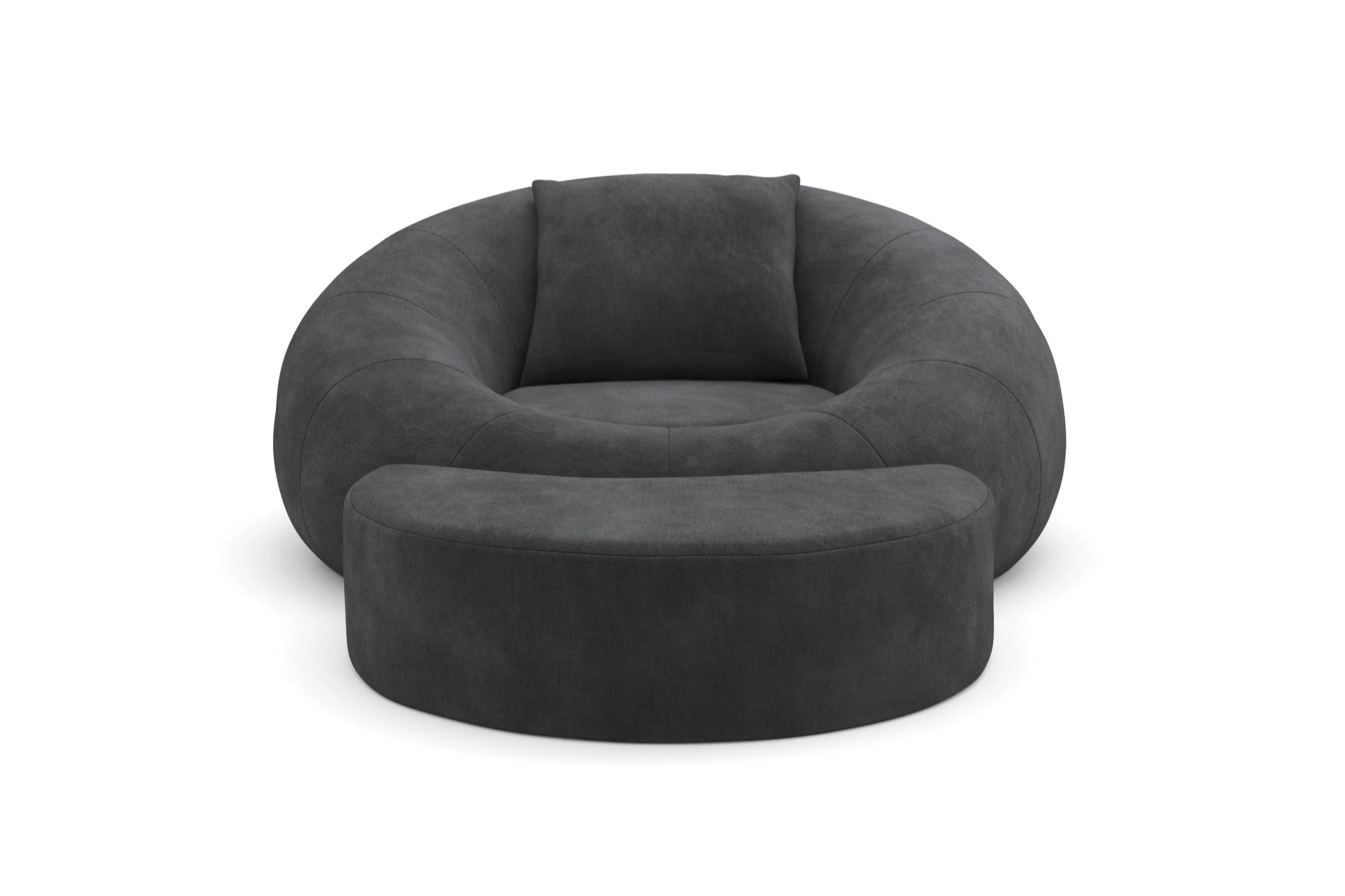 Grace Fabric Cuddle Seat with Footrest - Image 7
