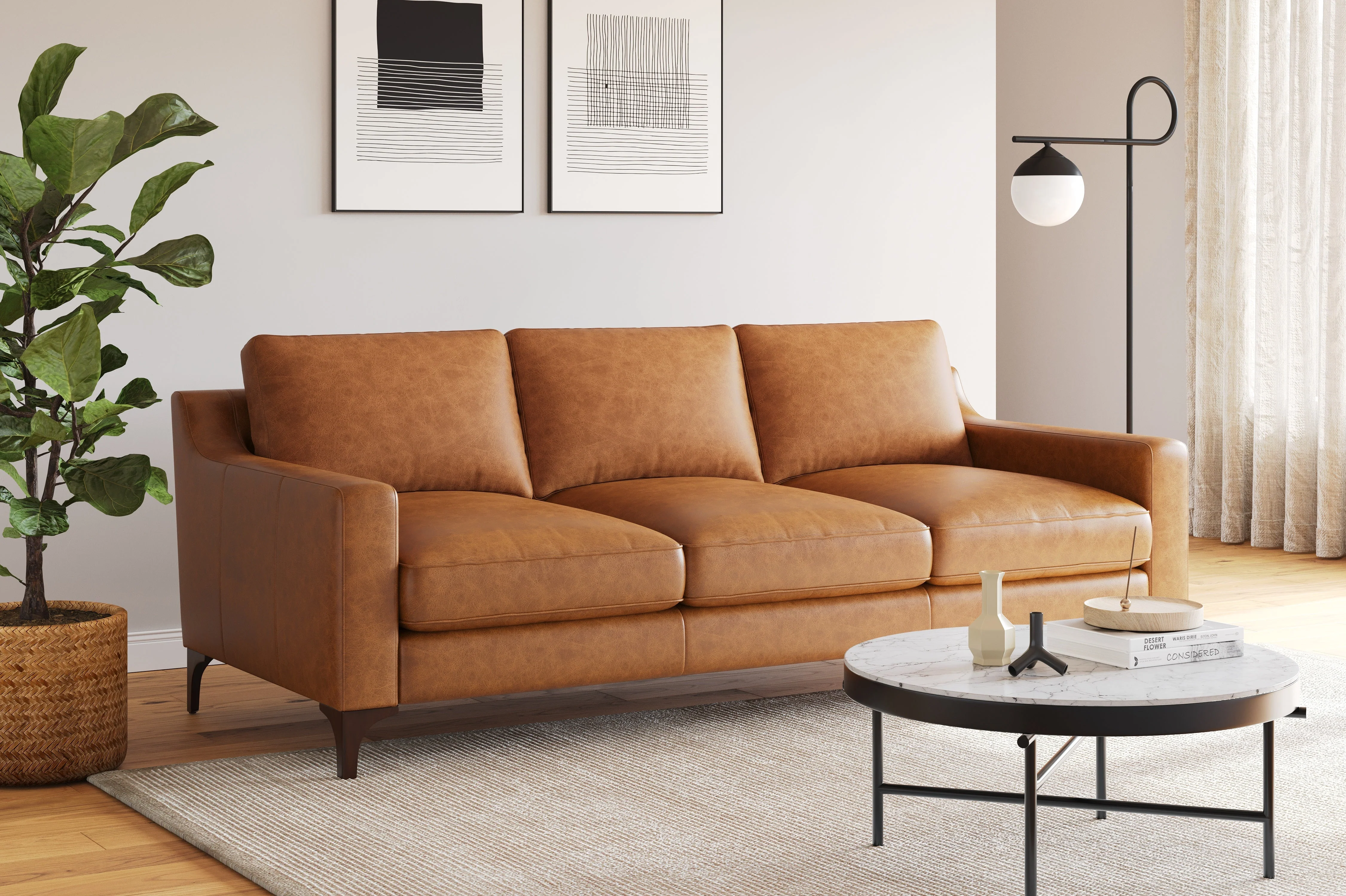 Hannah Leather Lounge - Image 2