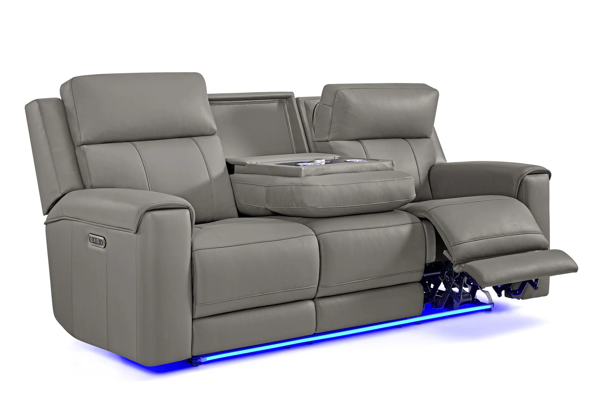 Harbour Immersive Audio Leather Dual Recliner Lounge with Heat & Massage & Ventilation - Image 17