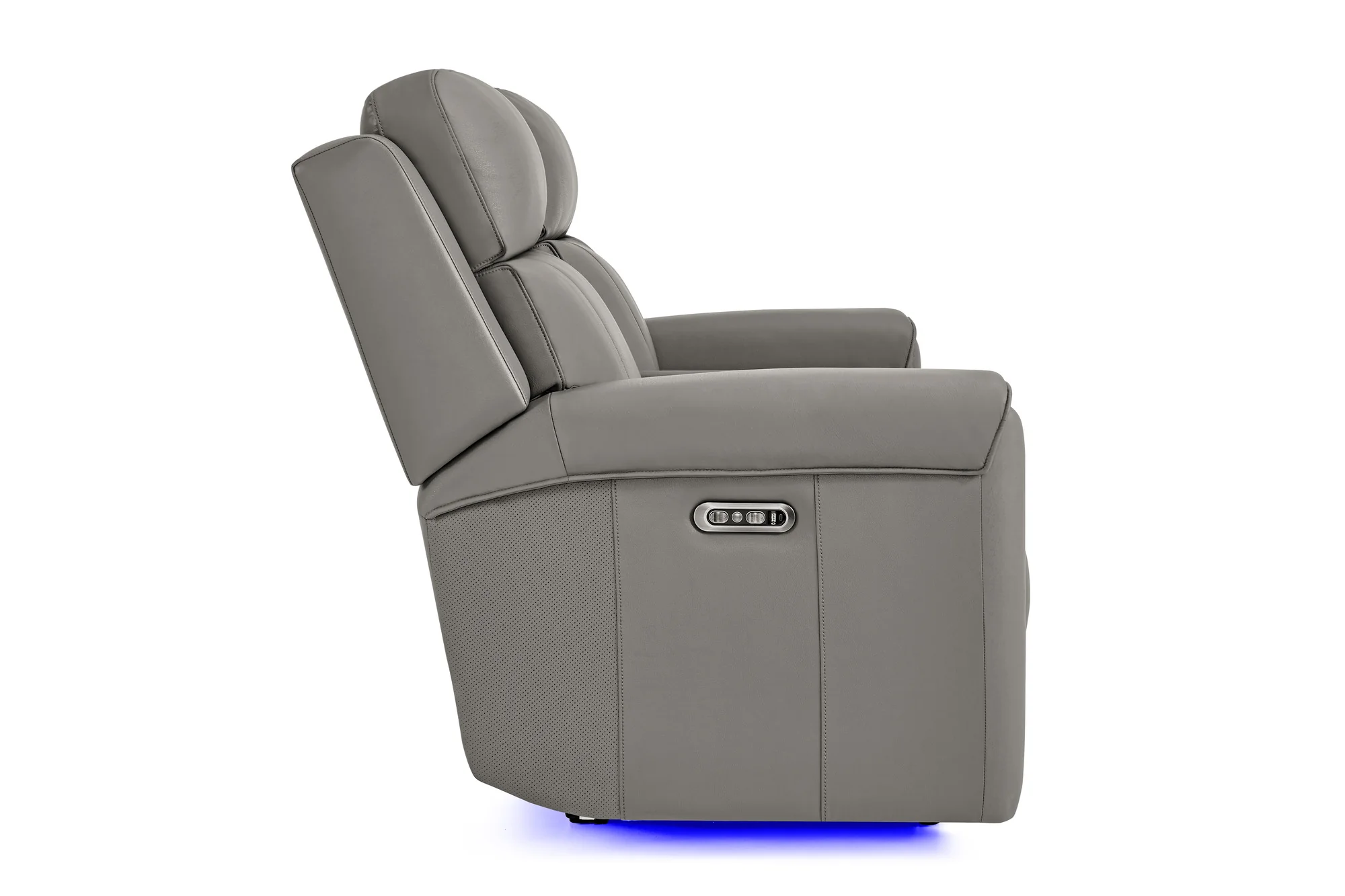 Harbour Immersive Audio Leather Dual Recliner Loveseat Lounge with Heat & Massage & Ventilation - Image 18