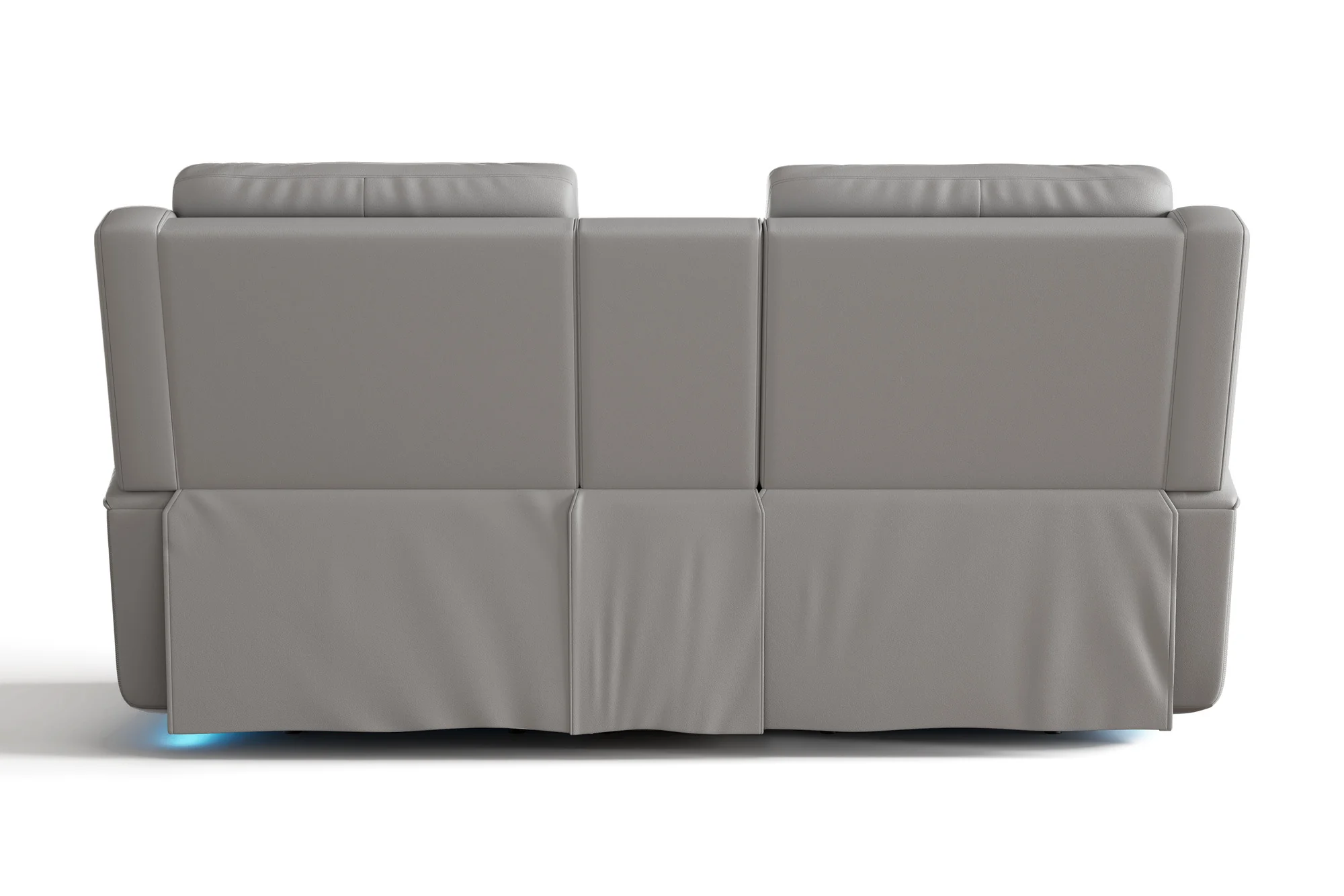 Harbour Immersive Audio Leather Dual Recliner Loveseat Lounge with Heat & Massage & Ventilation - Image 19