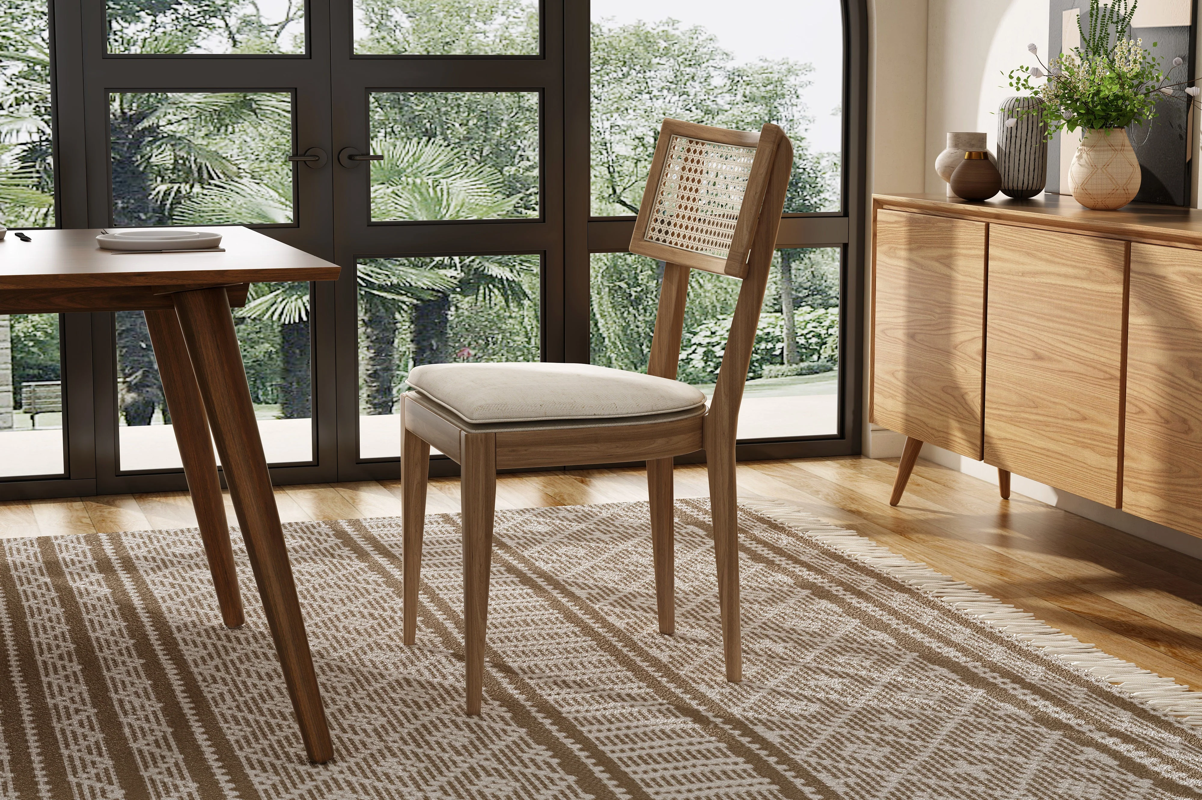 Harper Woven Cane Dining Chair (Set of 2) - Image 10