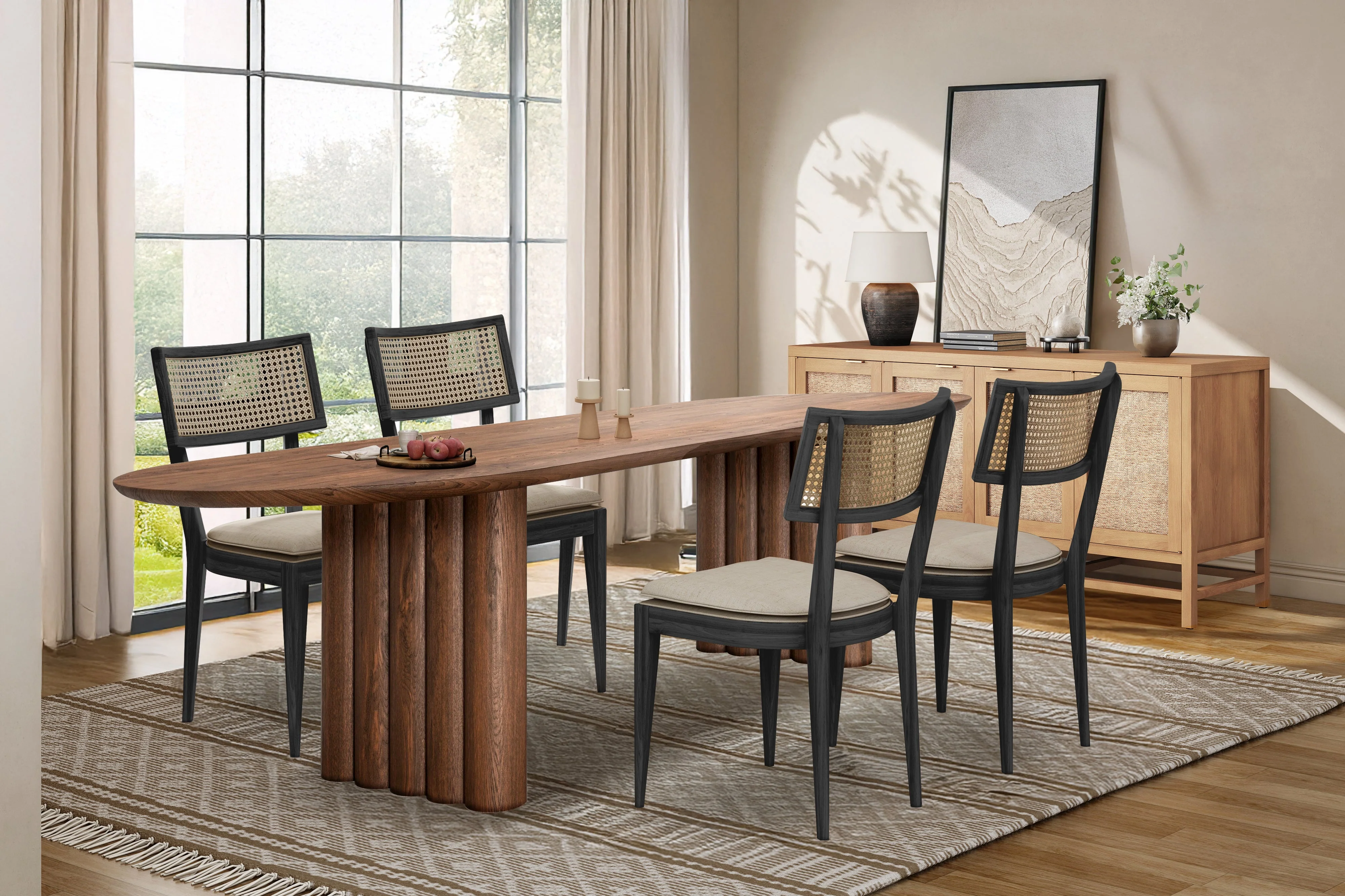 Harper Woven Cane Dining Chair (Set of 2) - Image 14