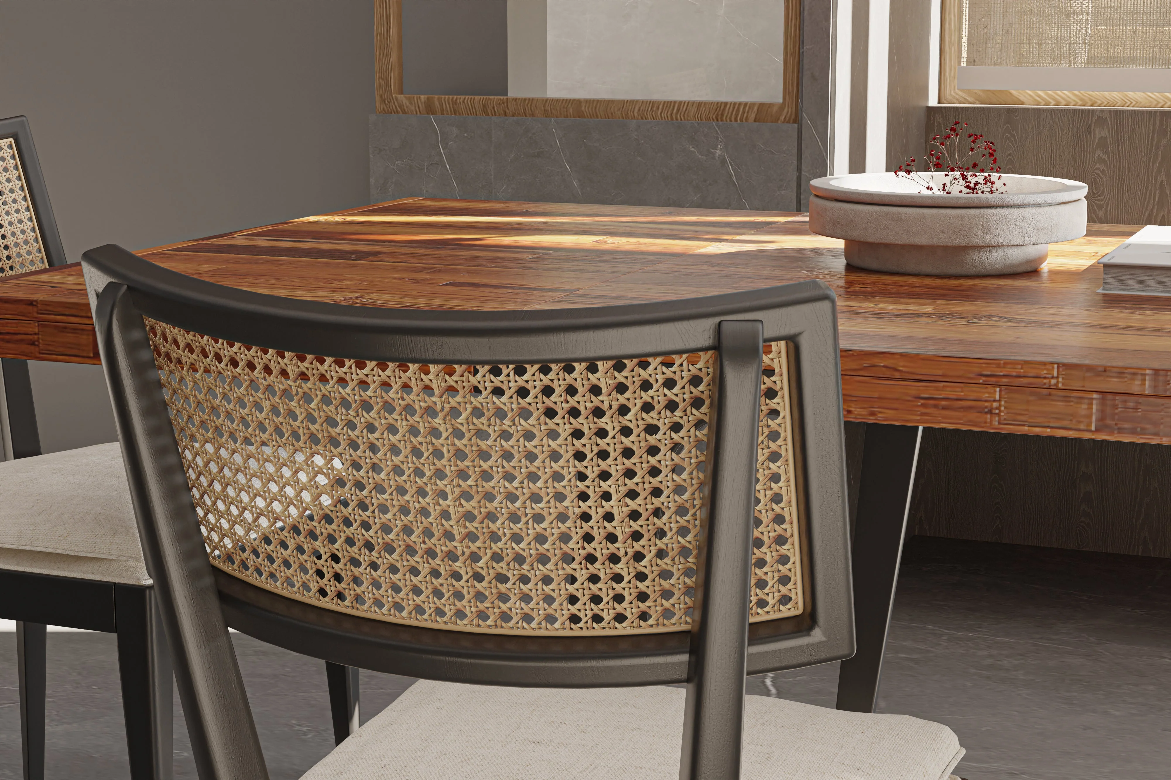 Harper Woven Cane Dining Chair (Set of 2) - Image 18