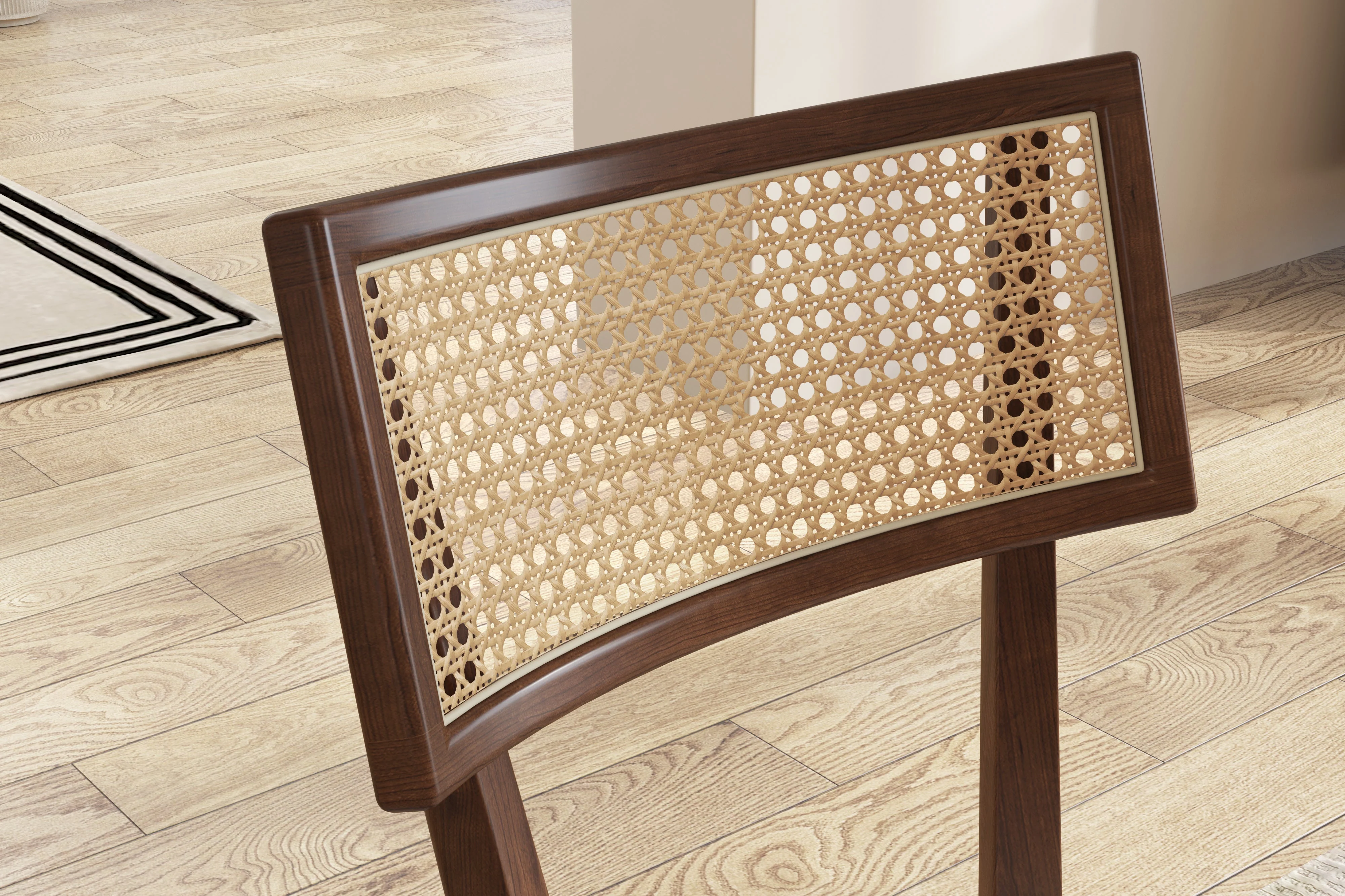 Harper Woven Cane Dining Chair (Set of 2) - Image 4