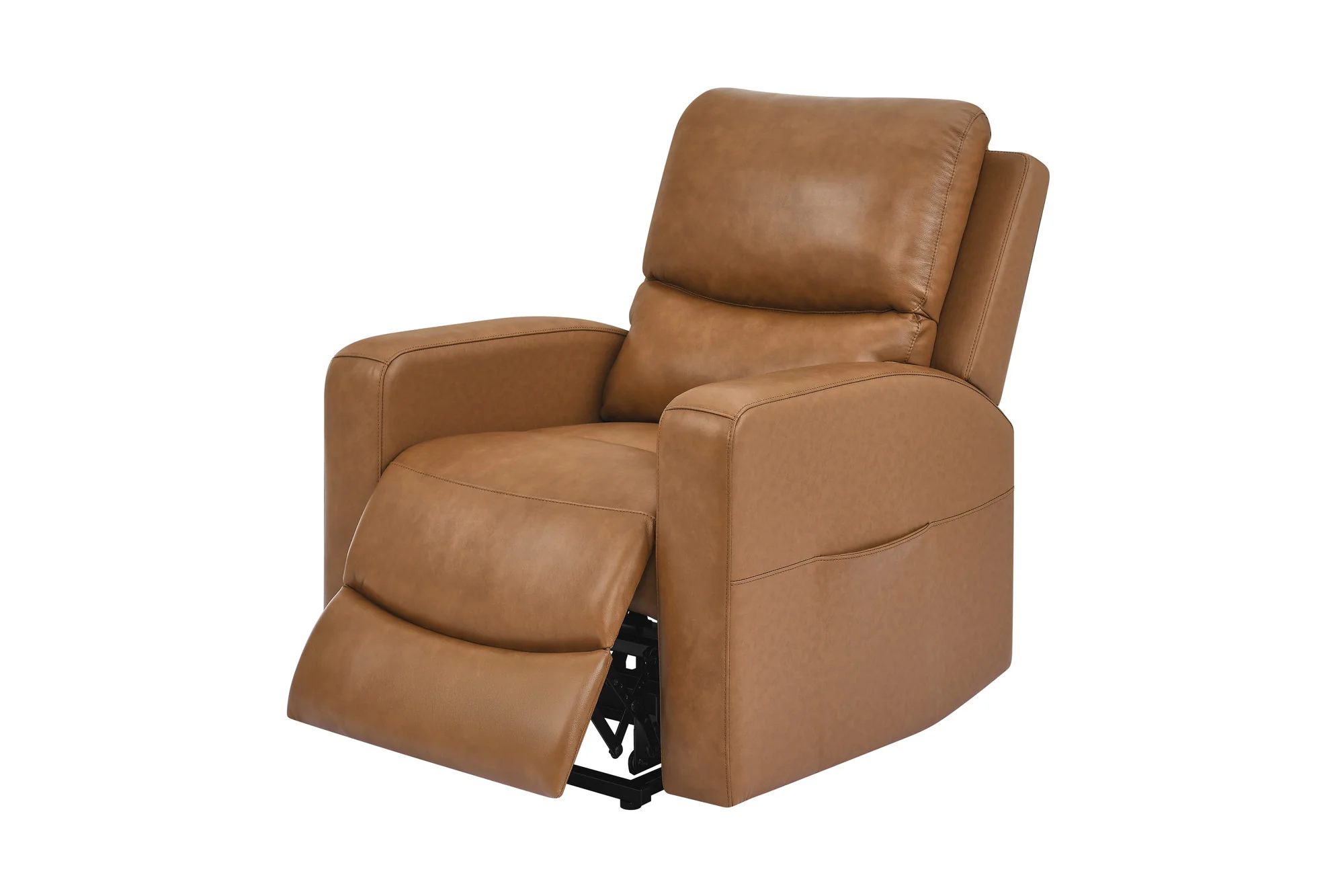 Hector Leather Power Lift Recliner Chair with Heat & Massage - Image 28