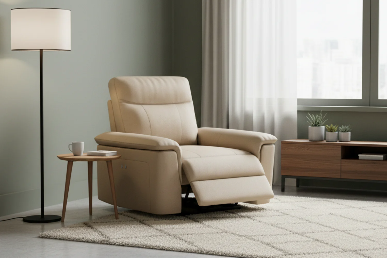 Heidi Leather Recliner Chair - Image 2