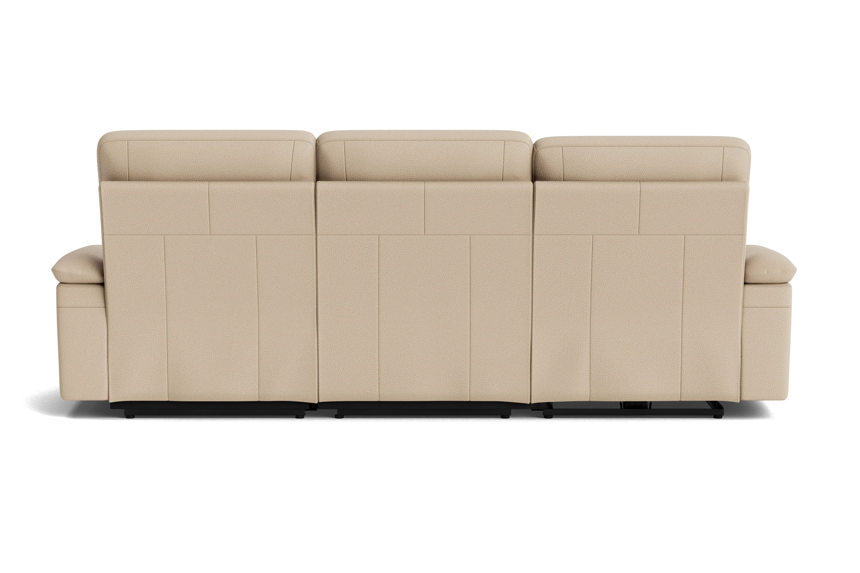 Heidi Leather Recliner Sectional Lounge - Image 5