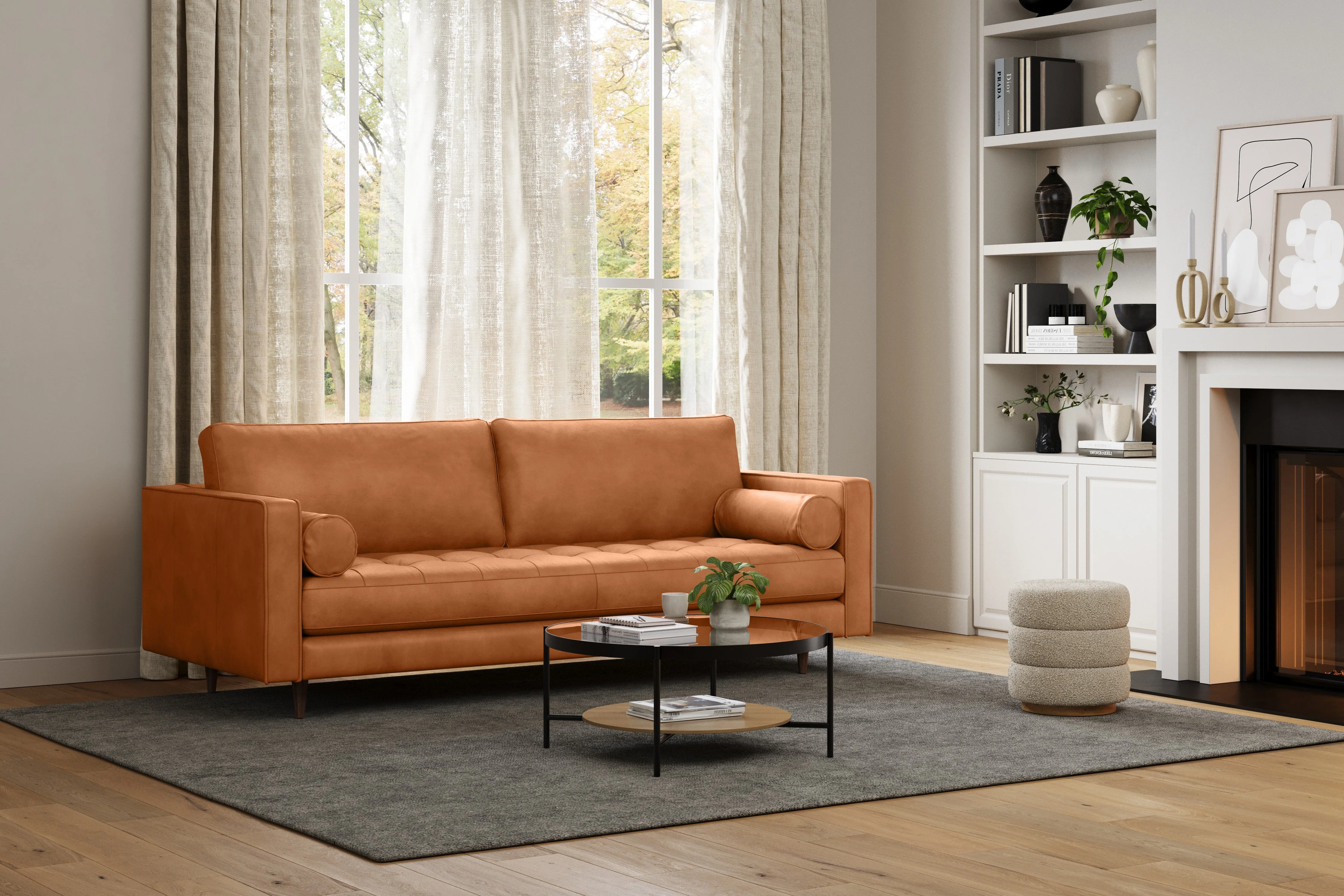 Isabella Leather Lounge - Image 2
