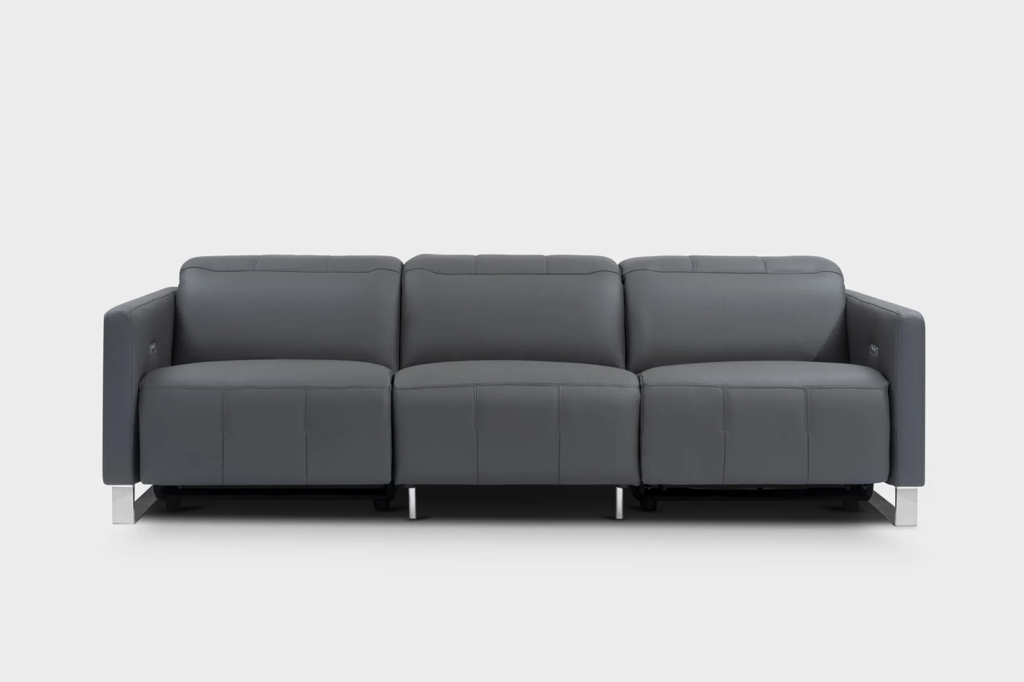 Isla Leather Recliner Lounge - Image 8