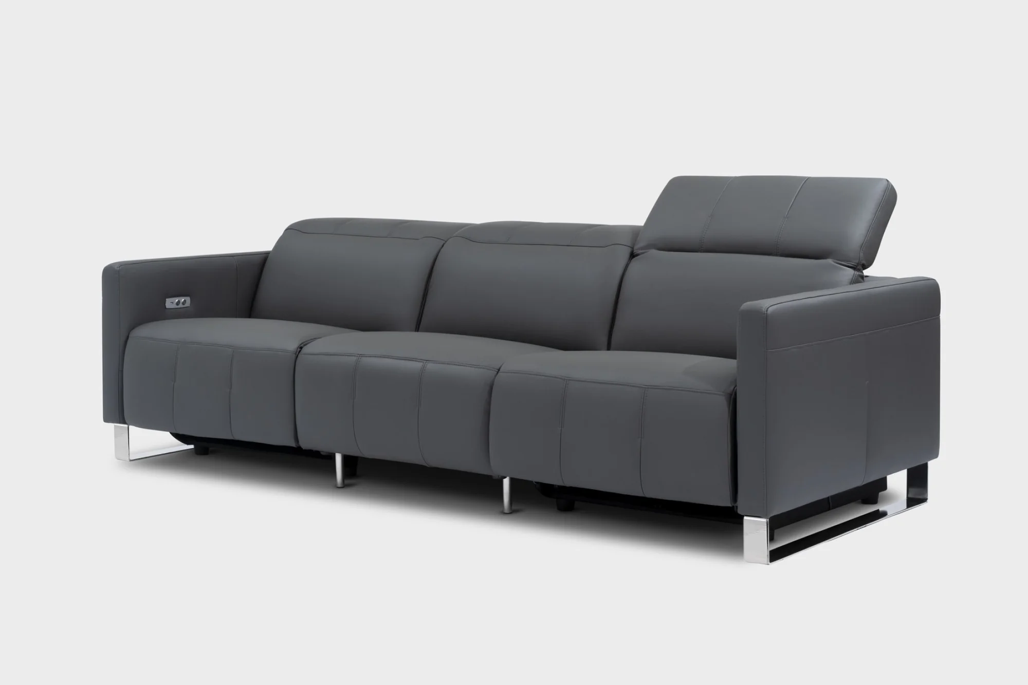 Isla Leather Recliner Lounge - Image 9
