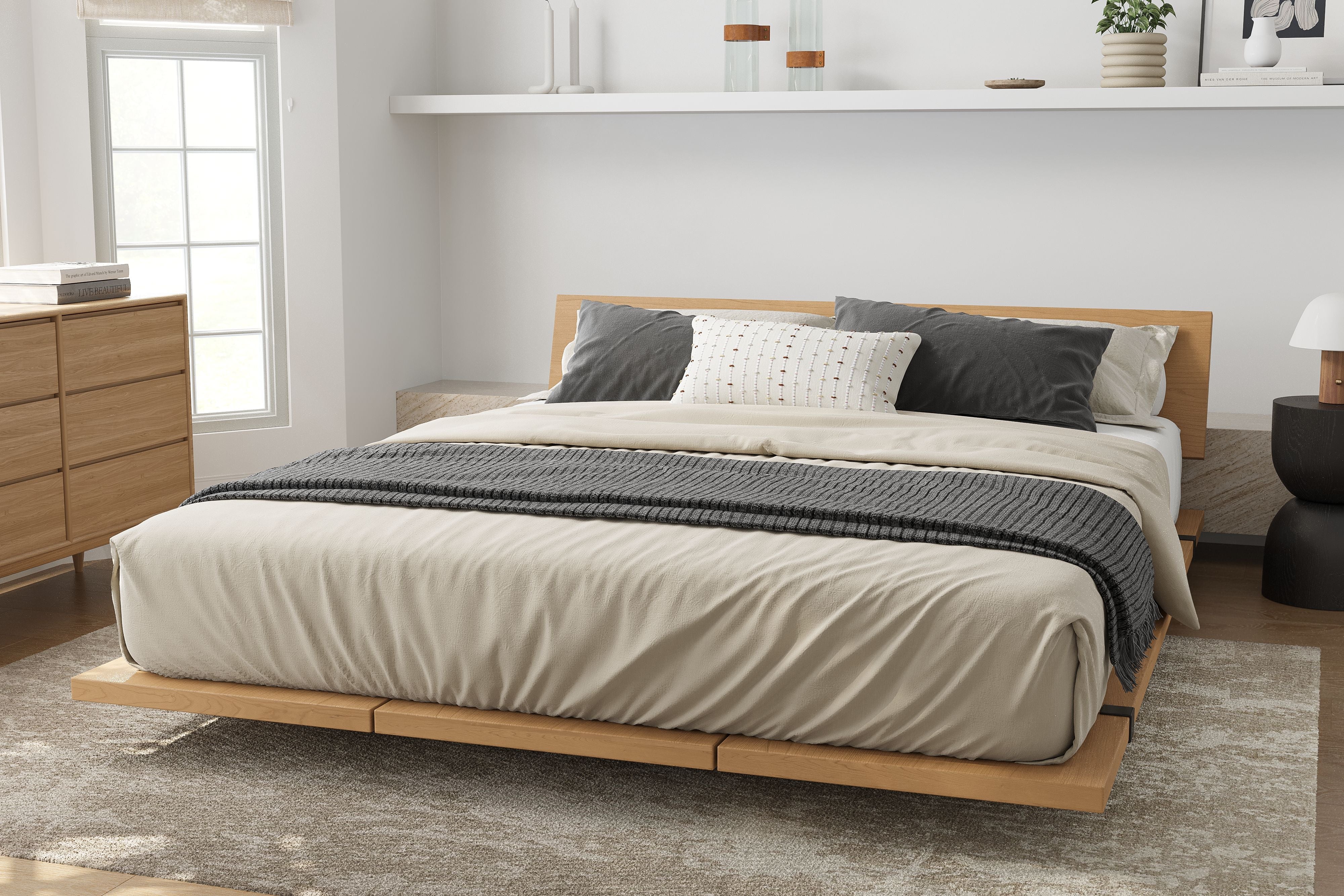 Jade Wood Bed Frame - Image 19