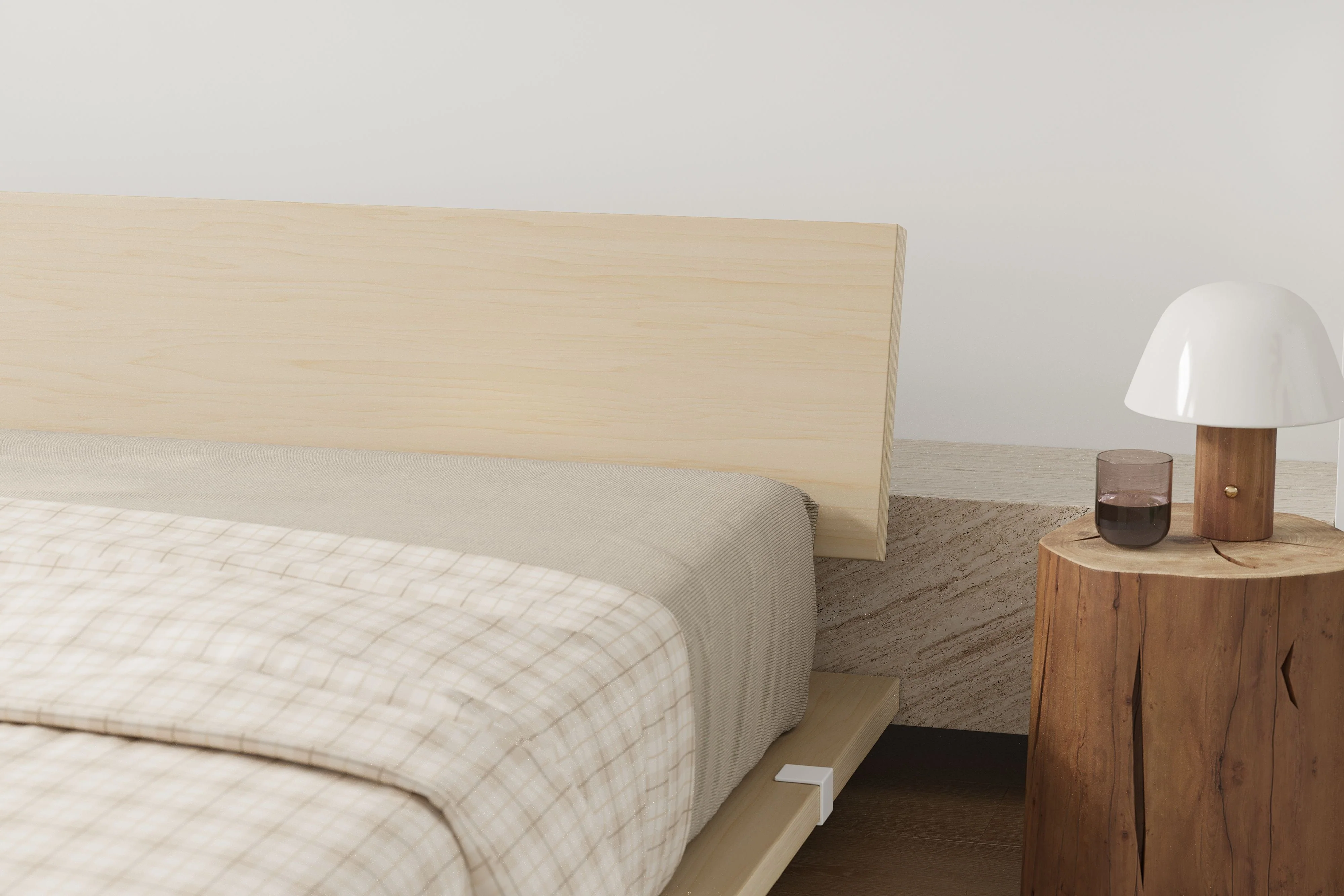 Jade Wood Bed Frame - Image 41