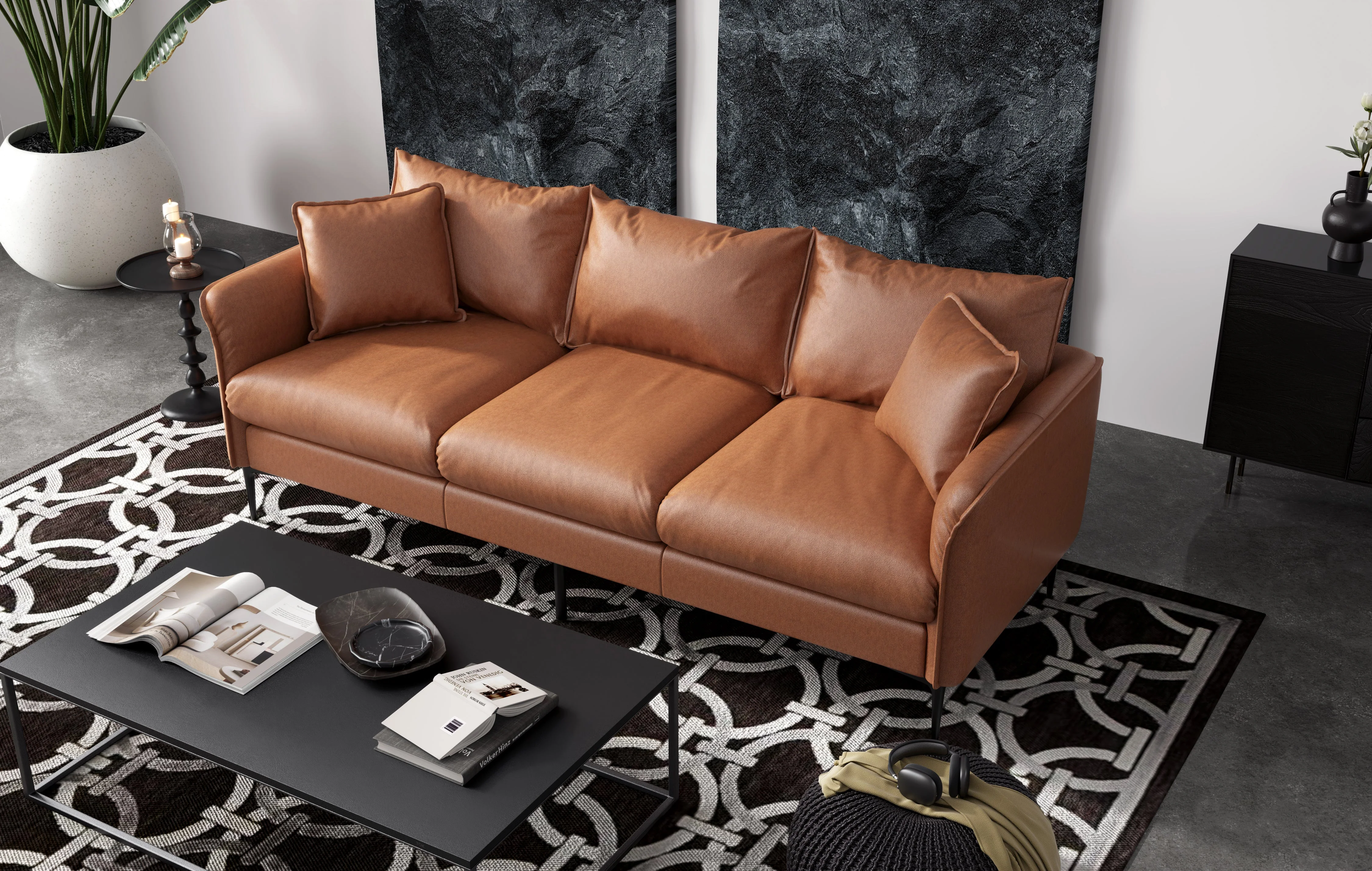 Jasper Leather Lounge - Image 18