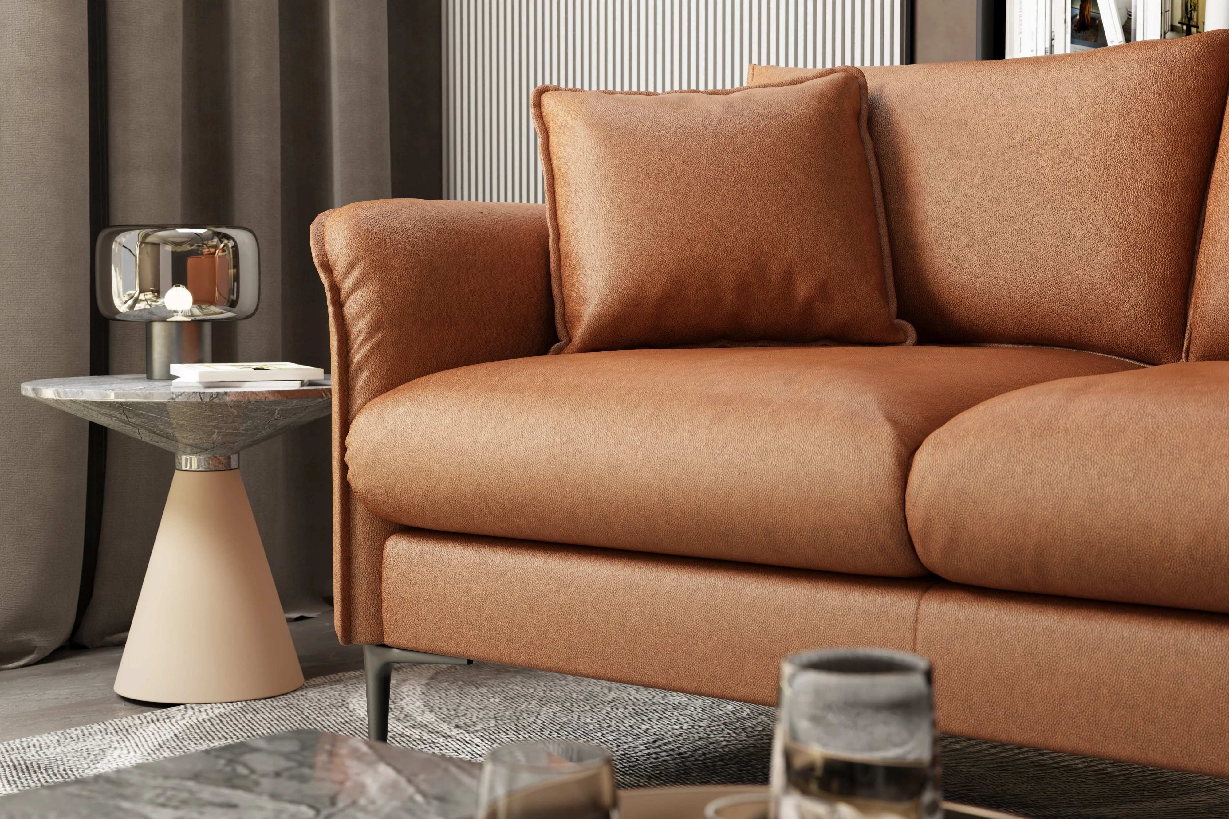 Jasper Leather Lounge - Image 6