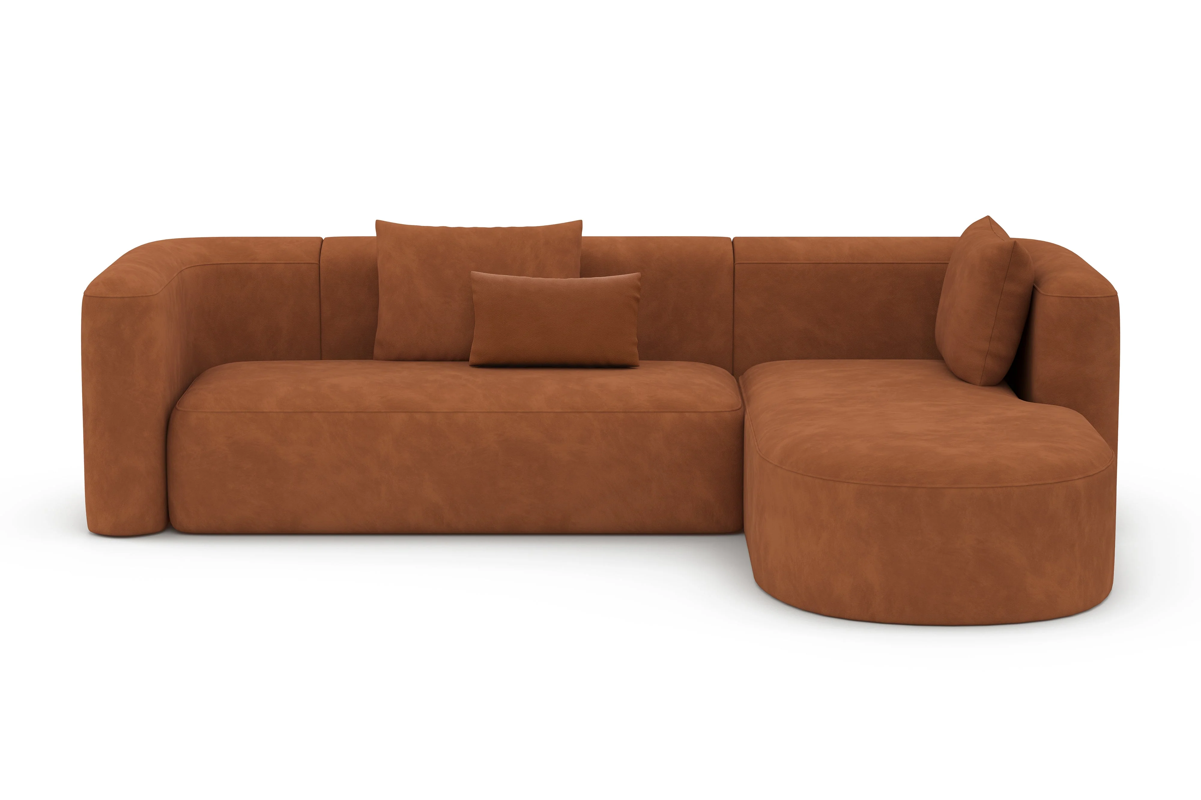 Jordyn Velvet Fabric Sectional Lounge - Image 22