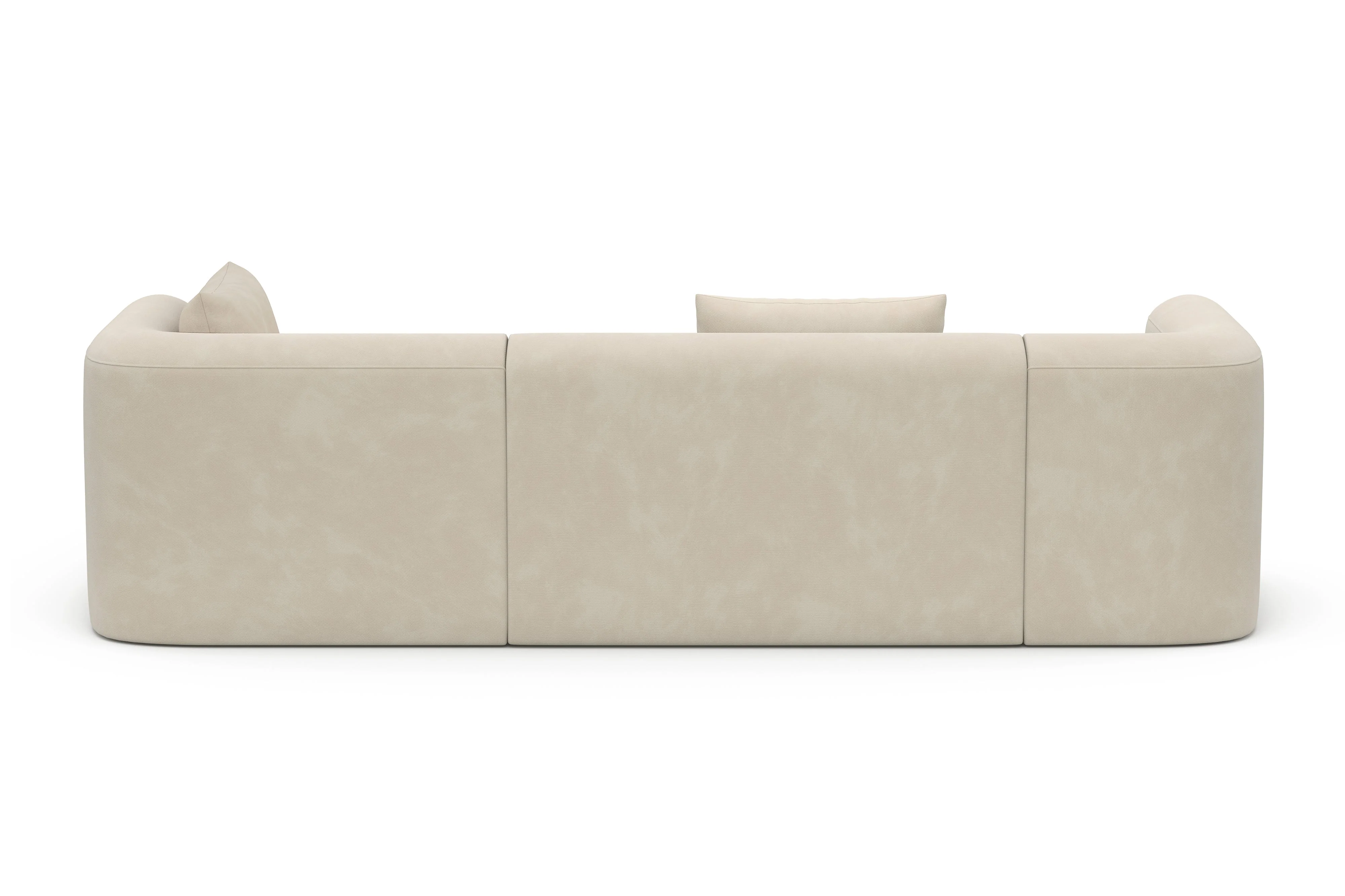 Jordyn Velvet Fabric Sectional Lounge - Image 7