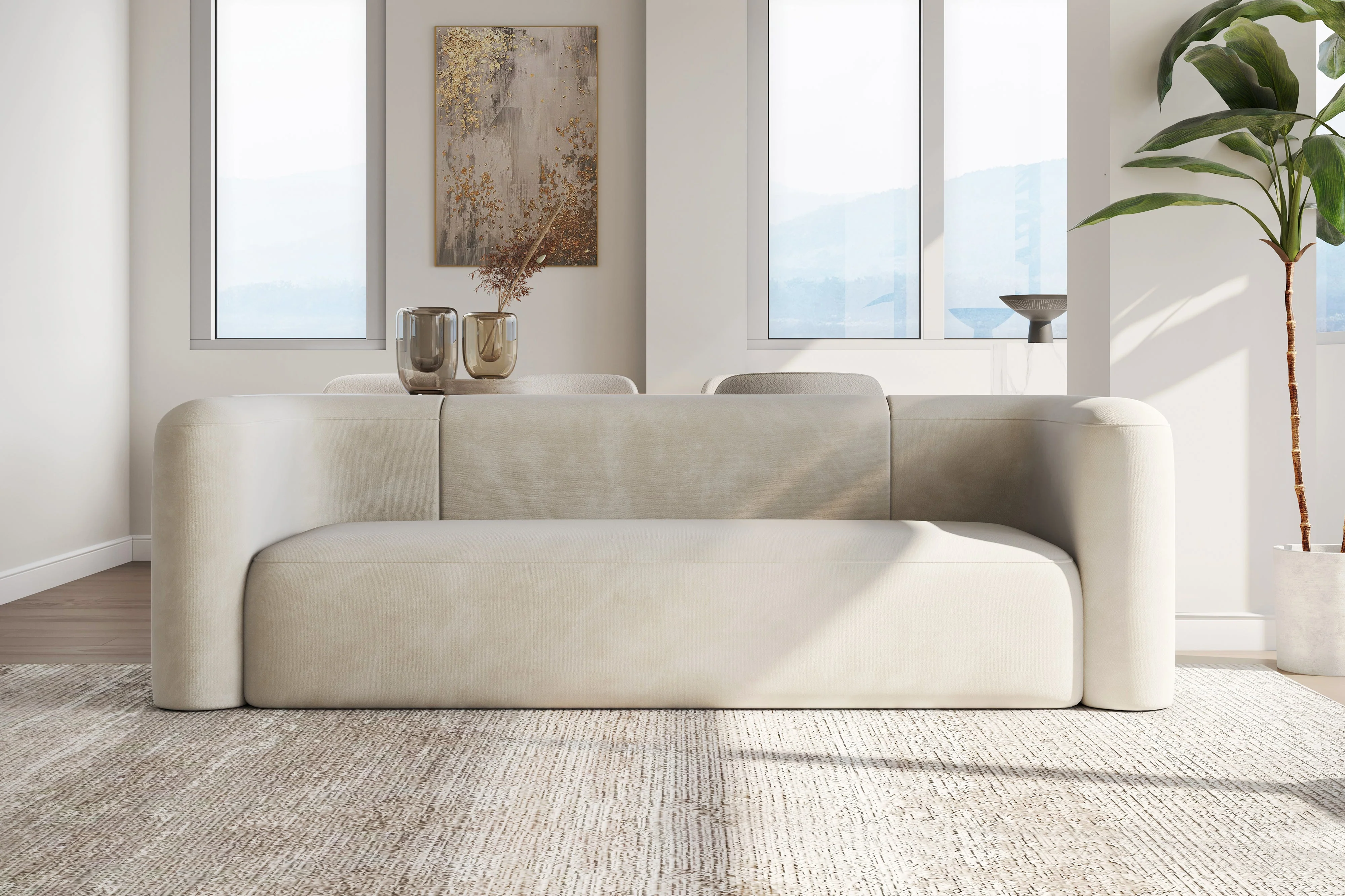 Jordyn Velvet Fabric Lounge - Image 12