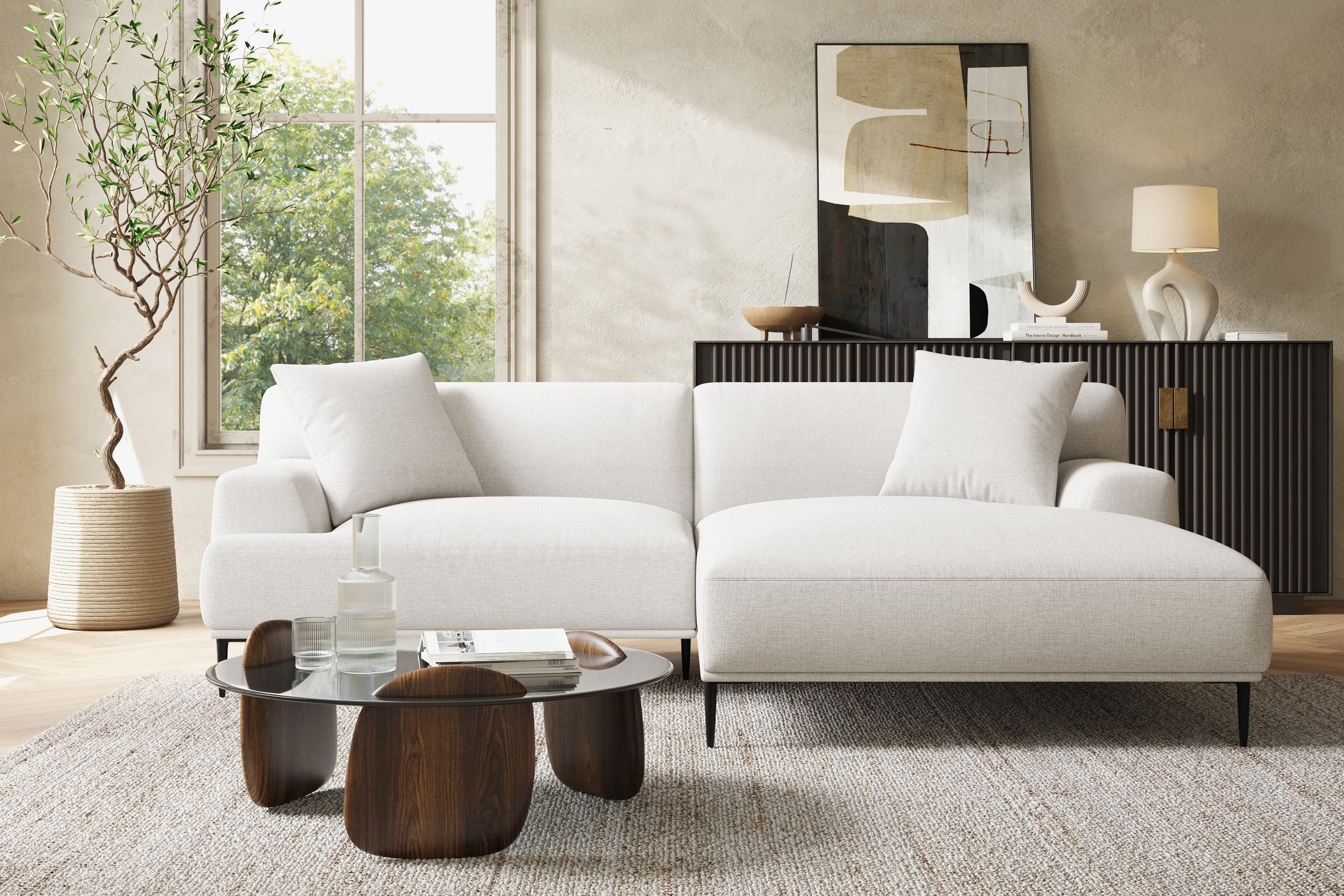 Kotor Fabric Sectional Lounge - Image 17