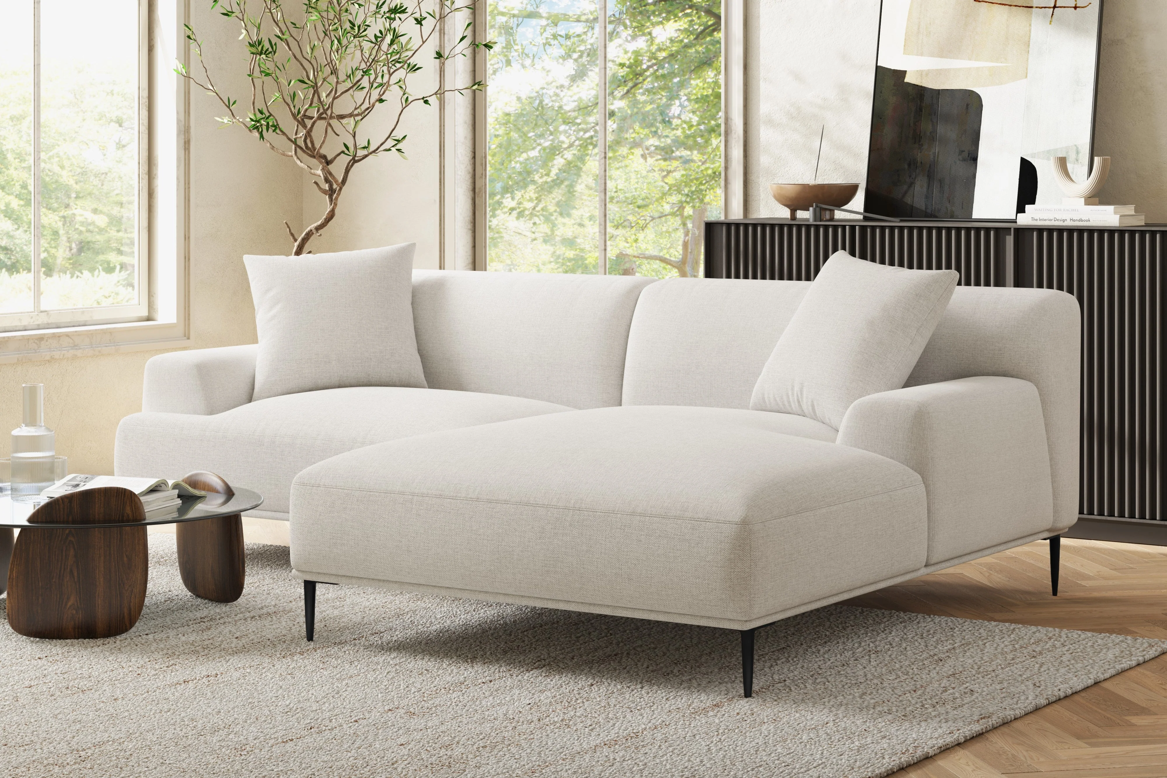 Kotor Fabric Sectional Lounge - Image 18