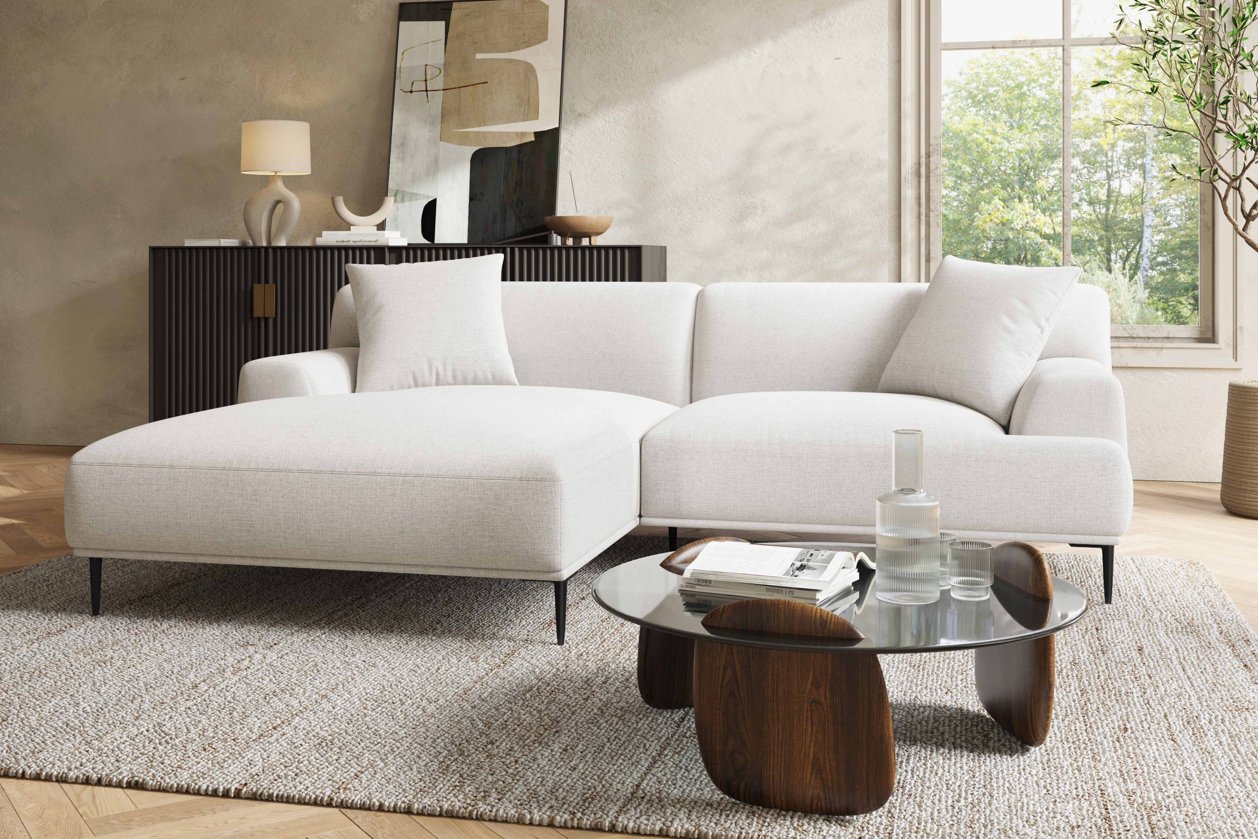 Kotor Fabric Sectional Lounge - Image 2