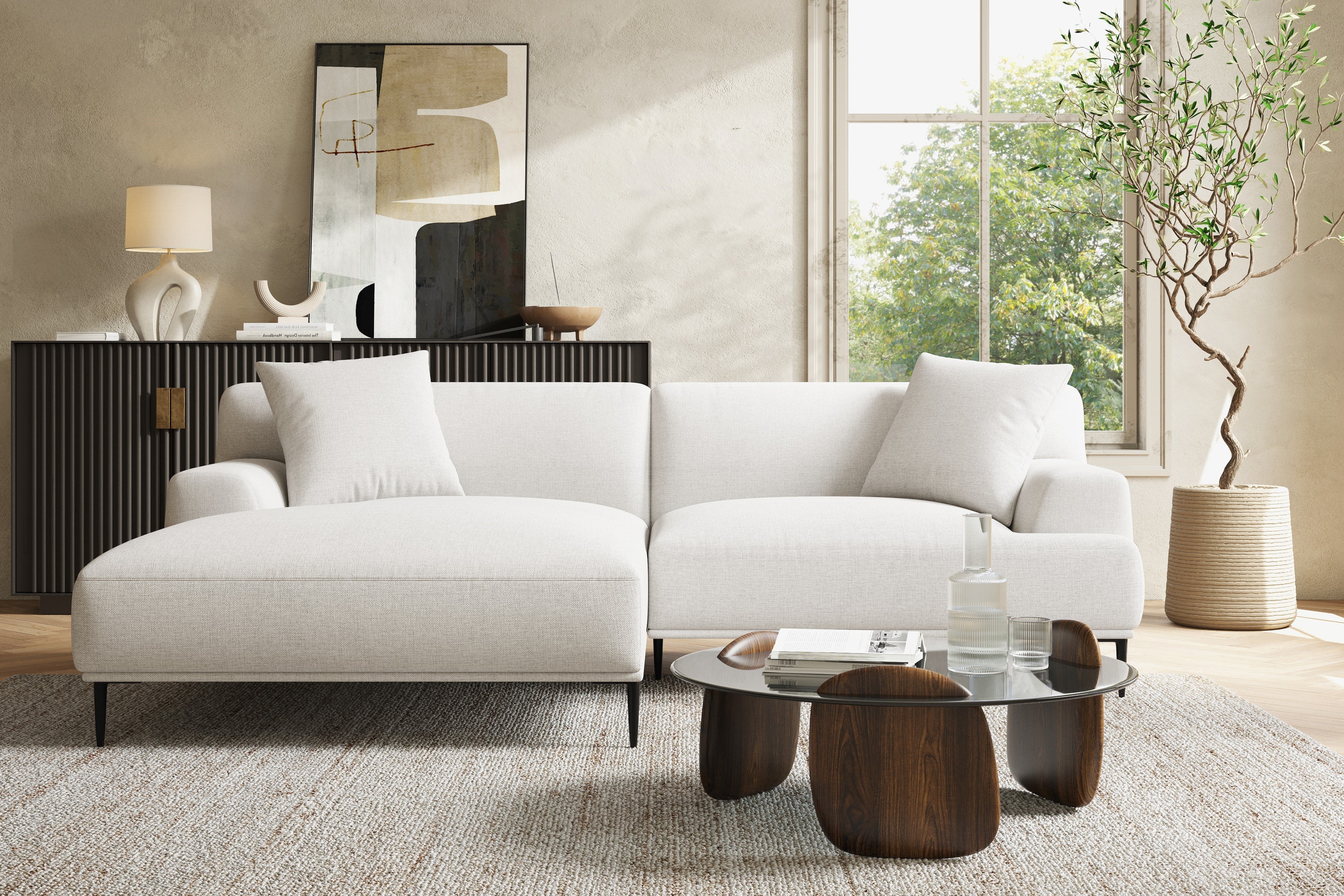Kotor Fabric Sectional Lounge - Image 4