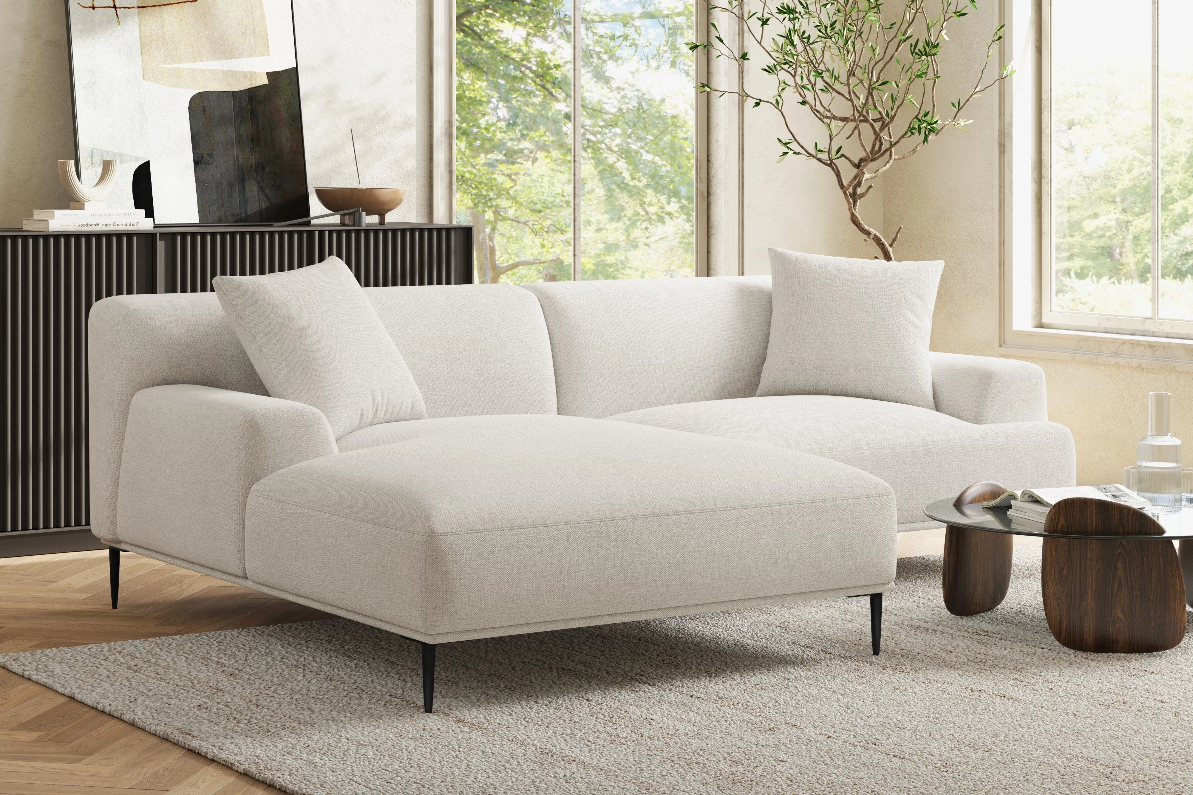 Kotor Fabric Sectional Lounge - Image 5