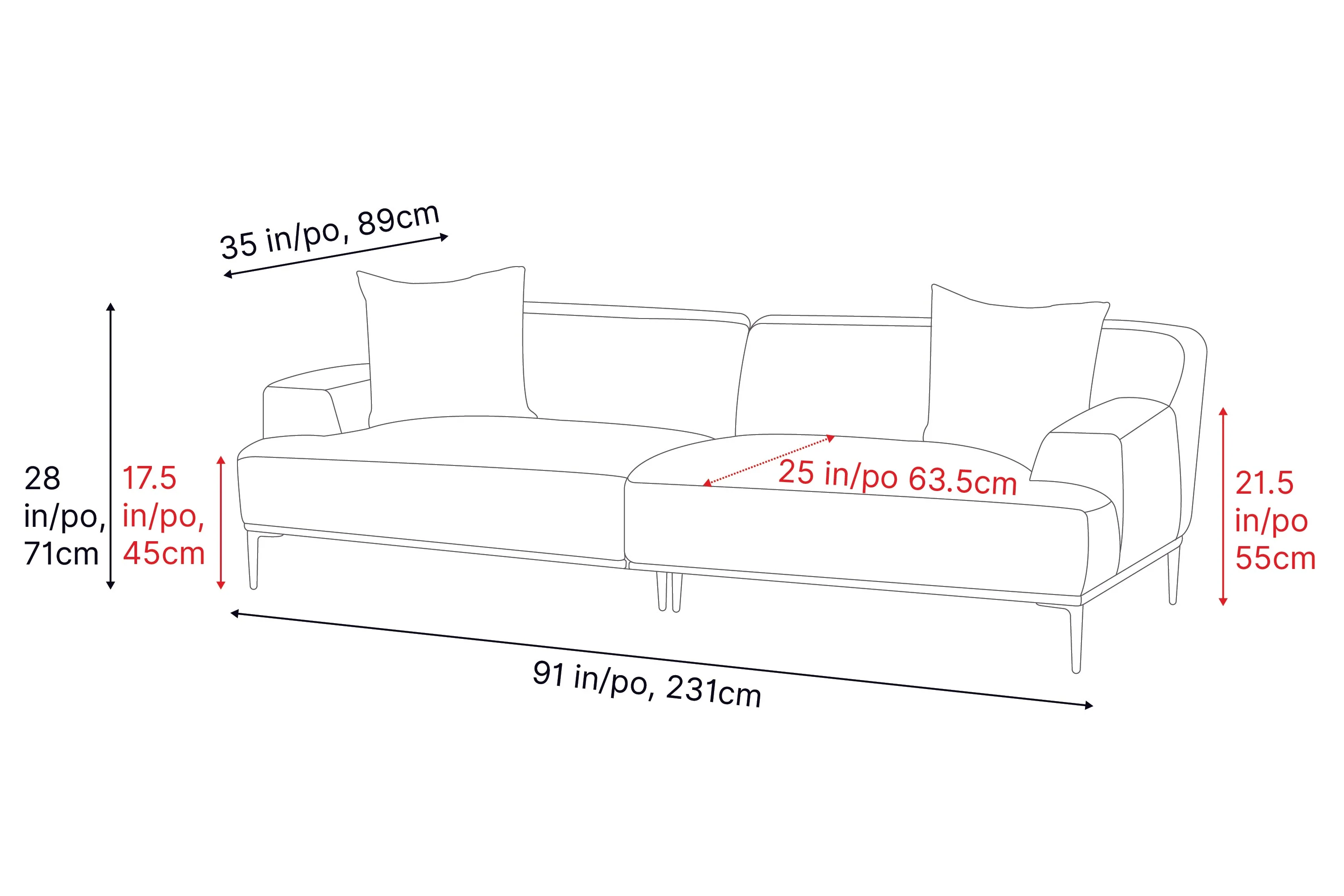 Kotor Fabric Lounge - Image 3
