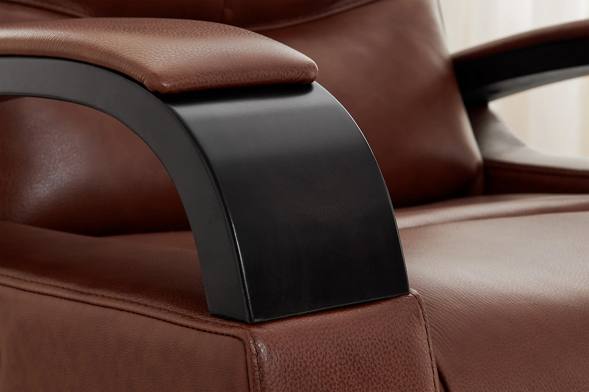 Laisha Leather Swivel Recliner Chair - Image 12