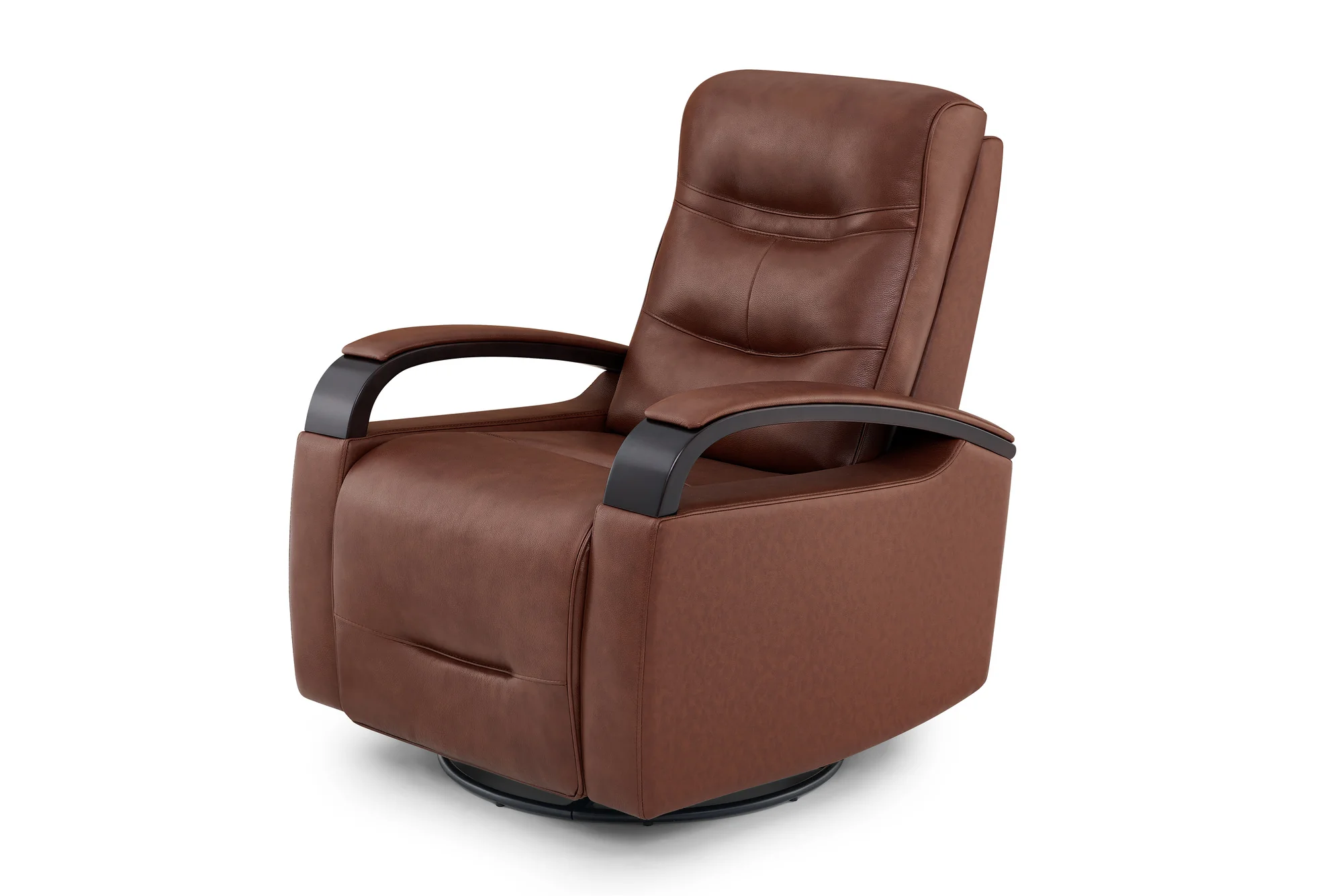 Laisha Leather Swivel Recliner Chair - Image 15