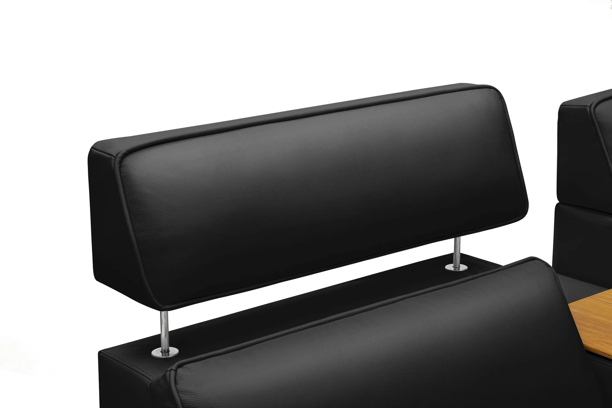 Lesley Leather Dual Recliner Lounge with Console - Image 26