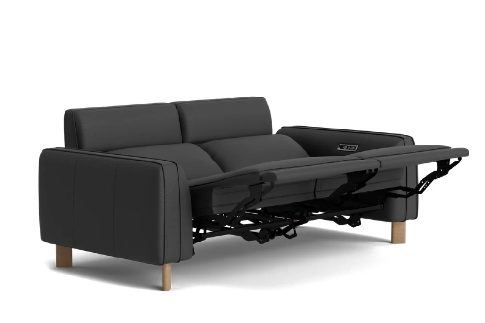 Lesley Leather Recliner Lounge - Image 19