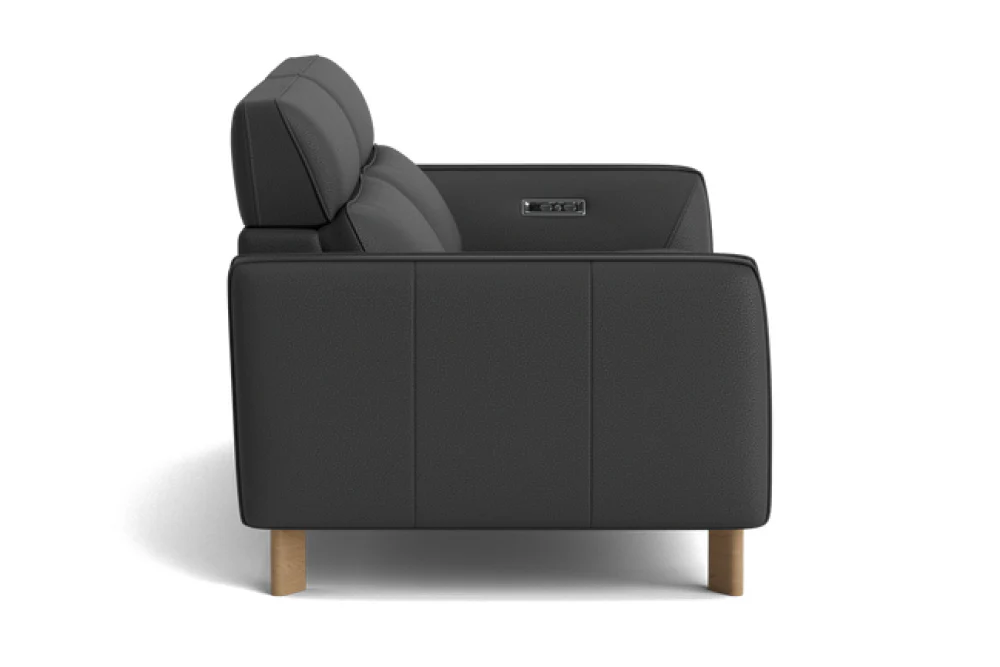 Lesley Leather Recliner Lounge - Image 21
