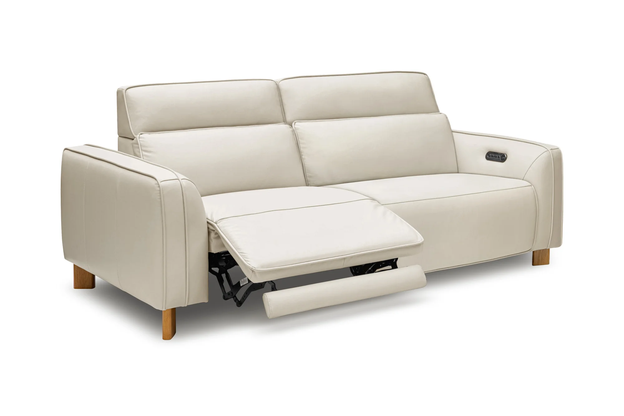 Lesley Leather Recliner Lounge - Image 5