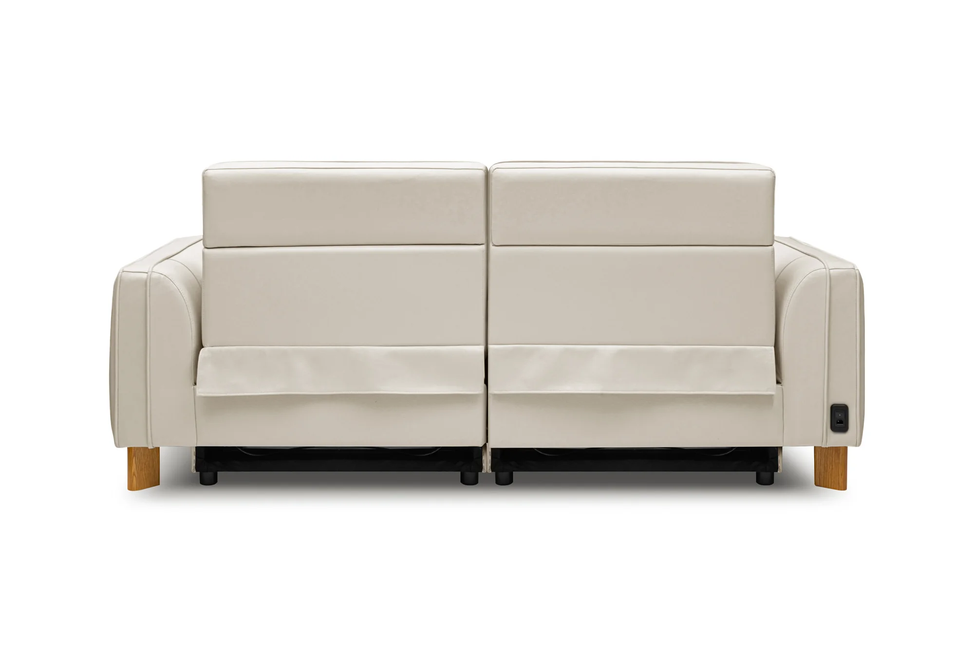 Lesley Leather Recliner Lounge - Image 8