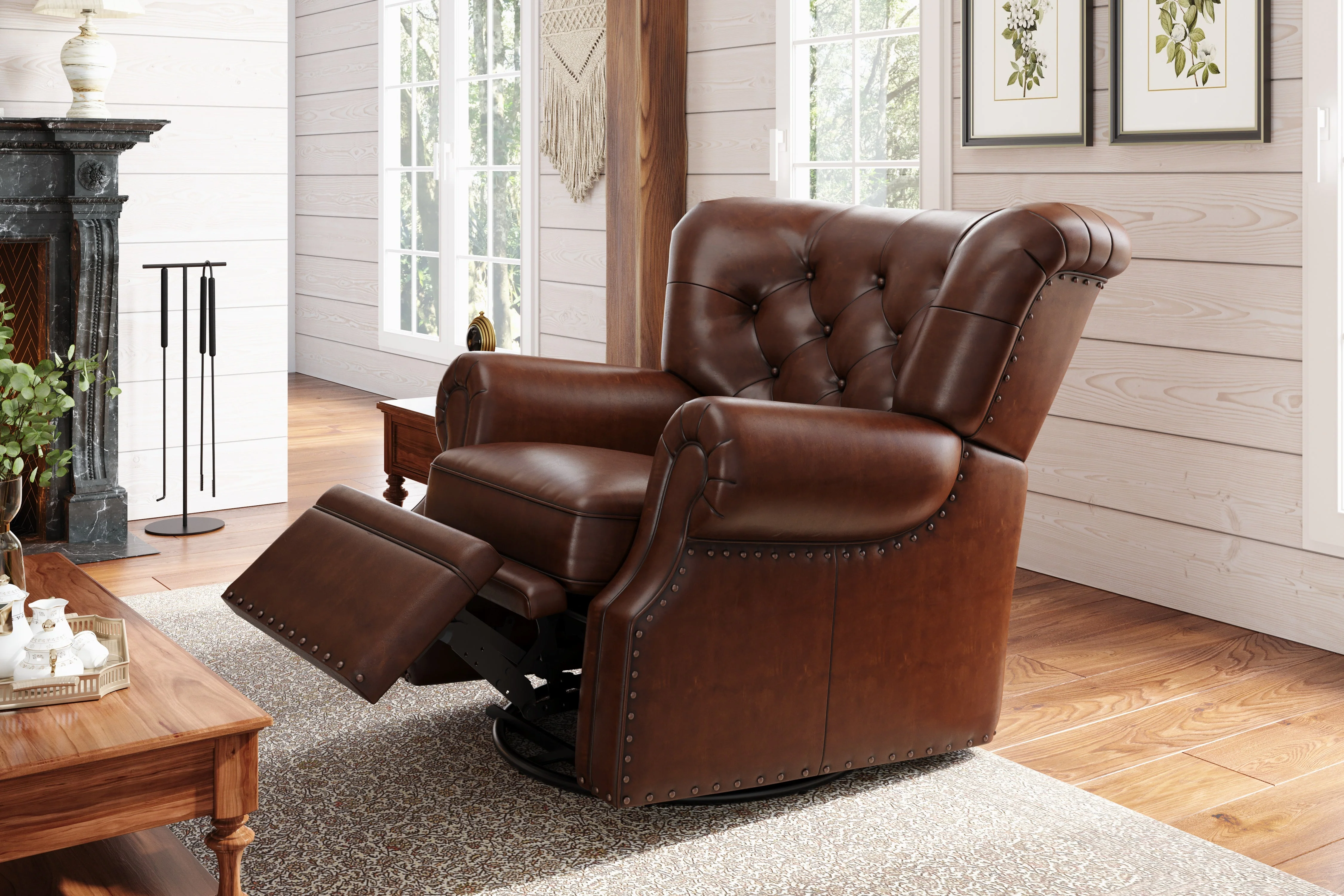 Liam Leather Recliner Seat - Image 5