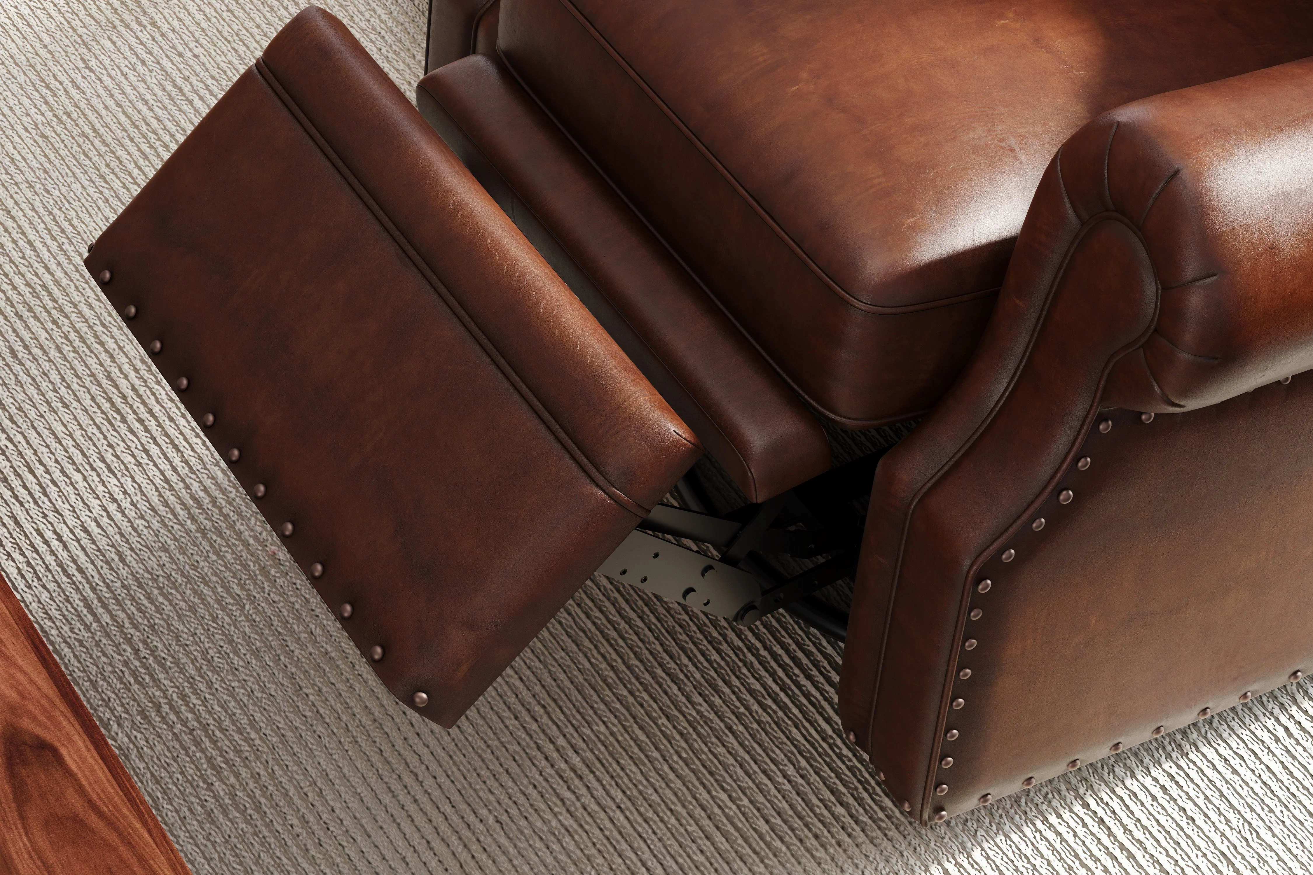 Liam Leather Recliner Seat - Image 8