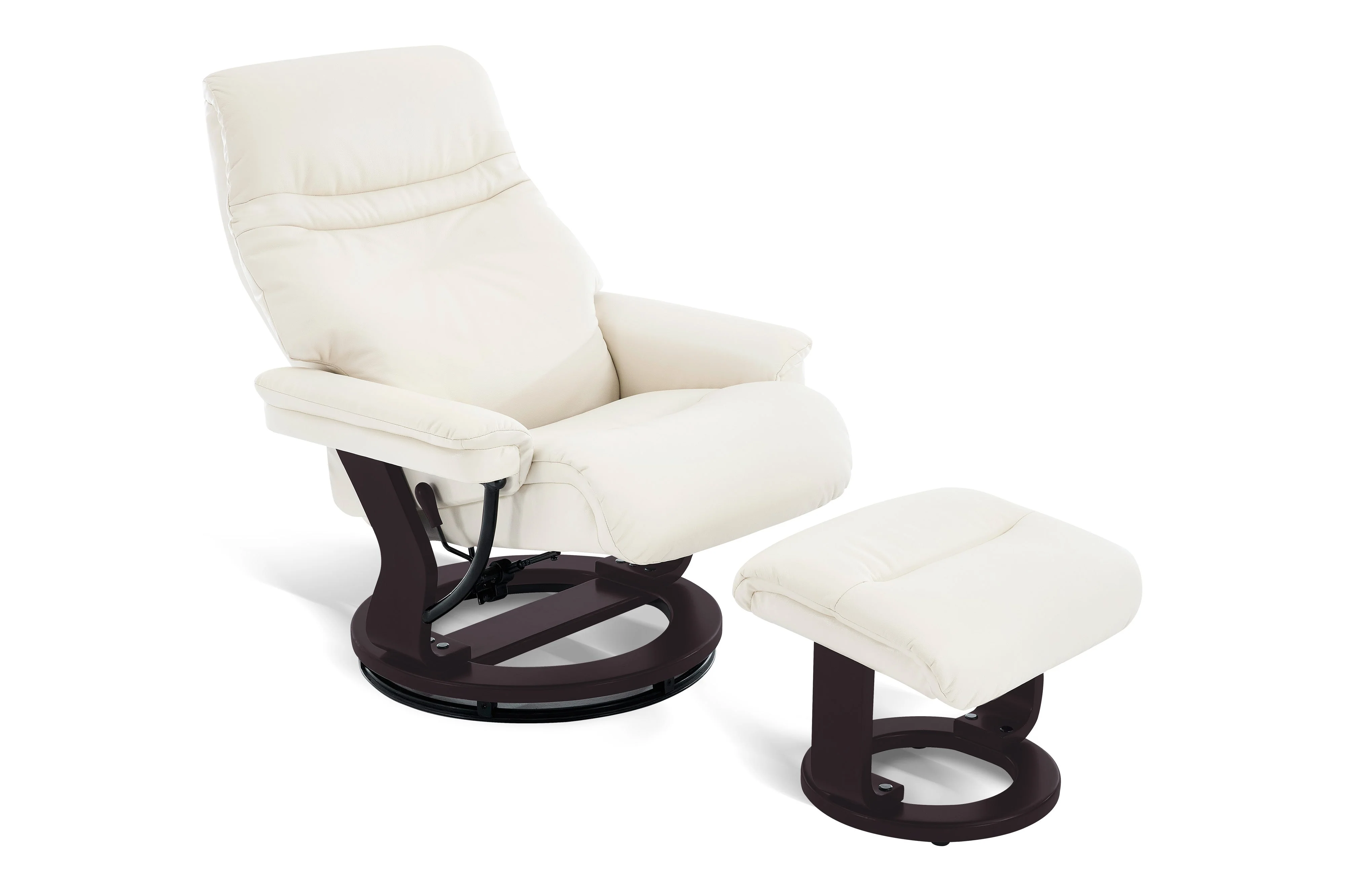 Massimo Leather Recliner with Ottoman - Image 6