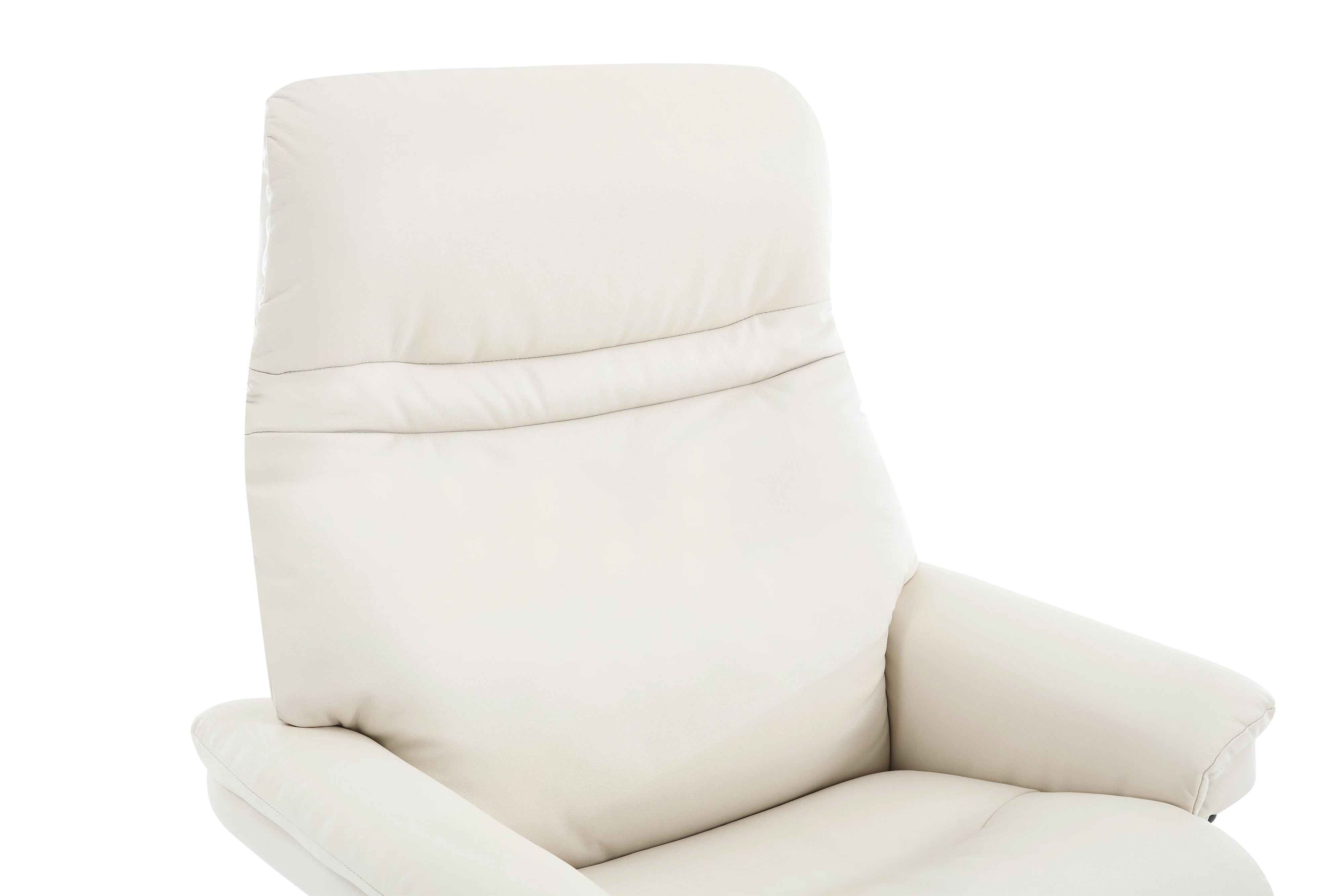 Massimo Leather Recliner with Ottoman - Image 9