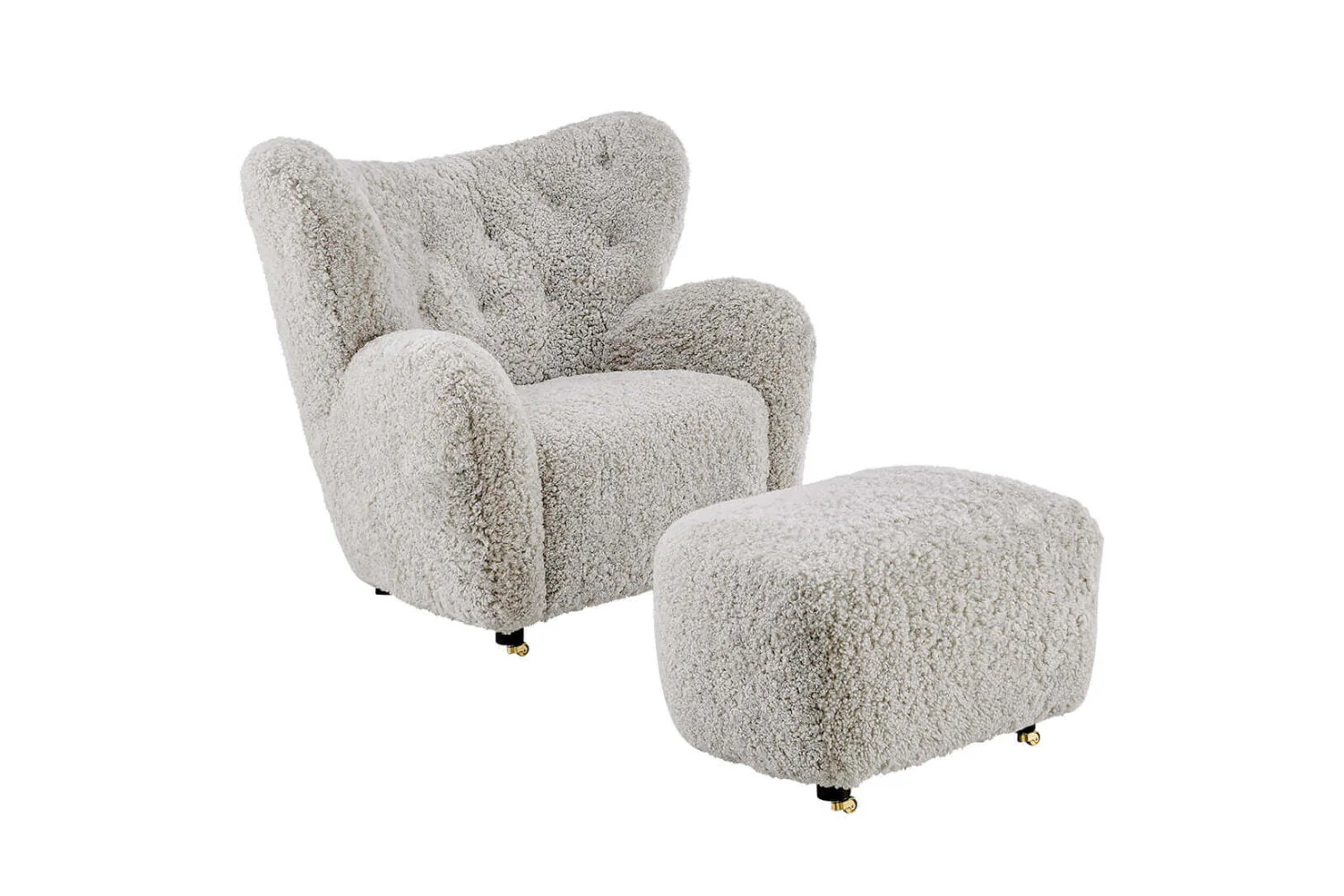 Misty Genuine Sheepskin Accent Chair - Image 12