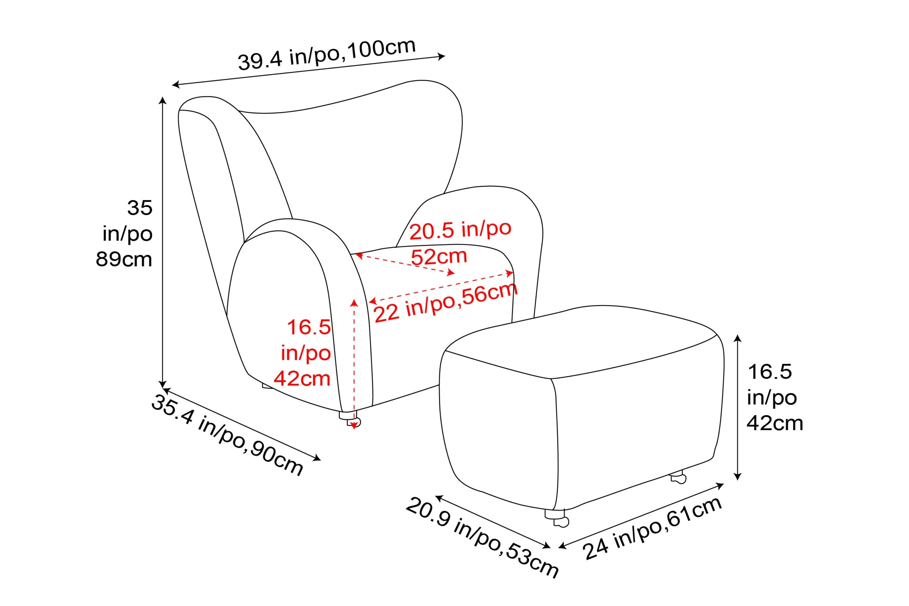 Misty Genuine Sheepskin Accent Chair - Image 3
