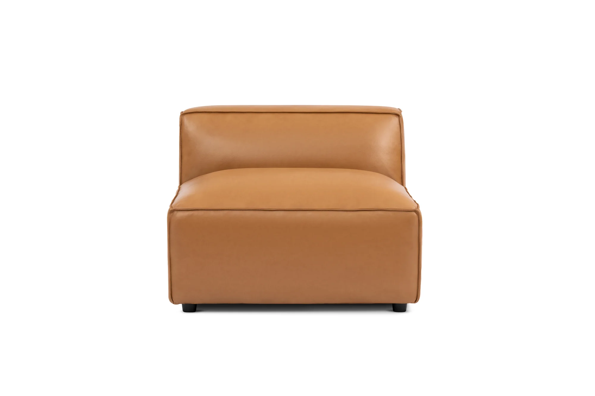 Nathan Leather Armless Lounge Module - Image 11