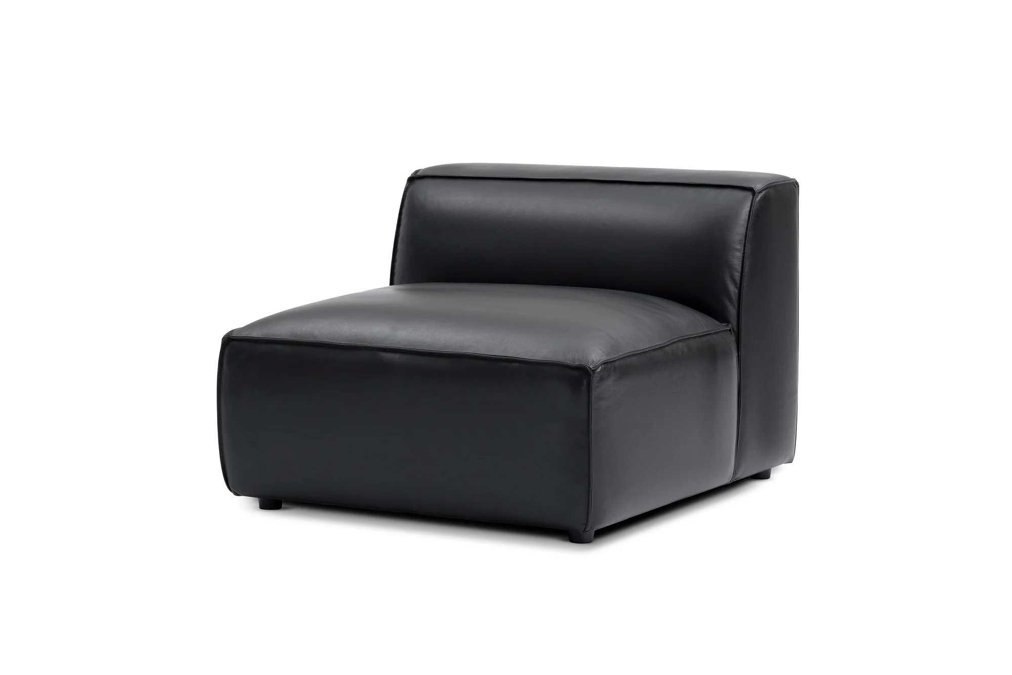 Nathan Leather Armless Lounge Module - Image 4