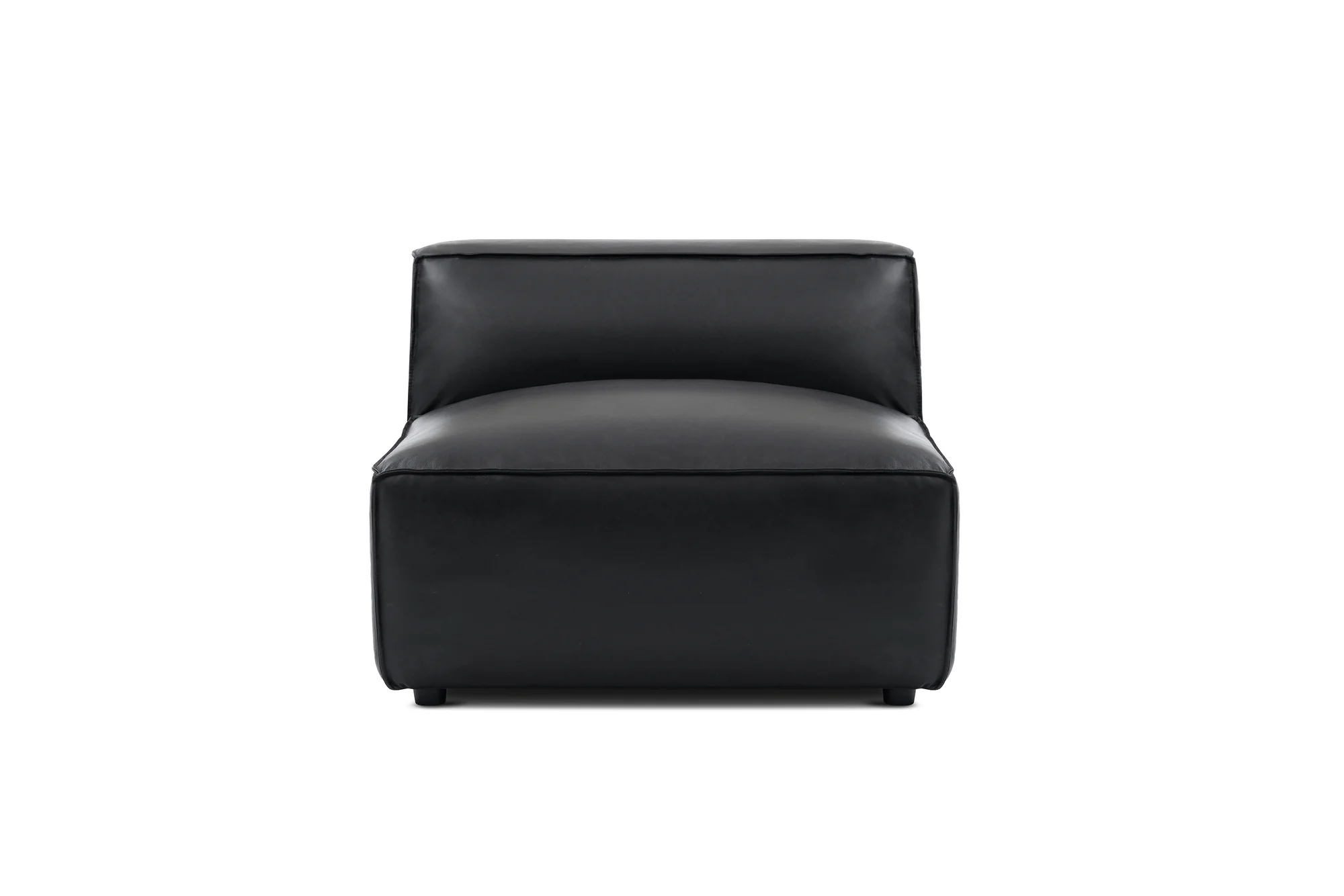 Nathan Leather Armless Lounge Module - Image 5