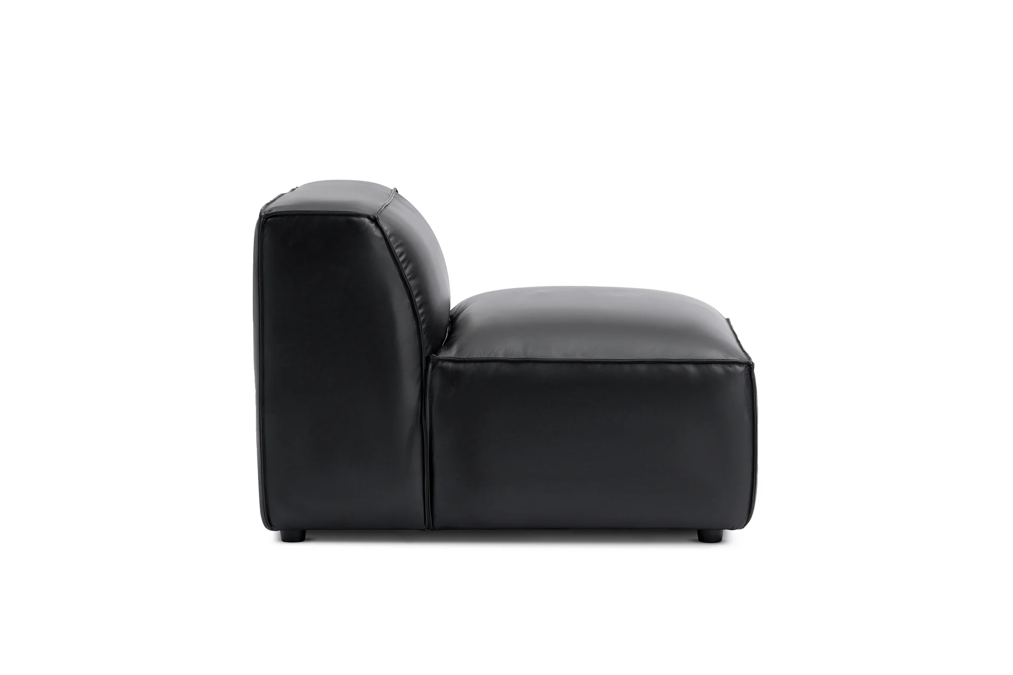 Nathan Leather Armless Lounge Module - Image 6