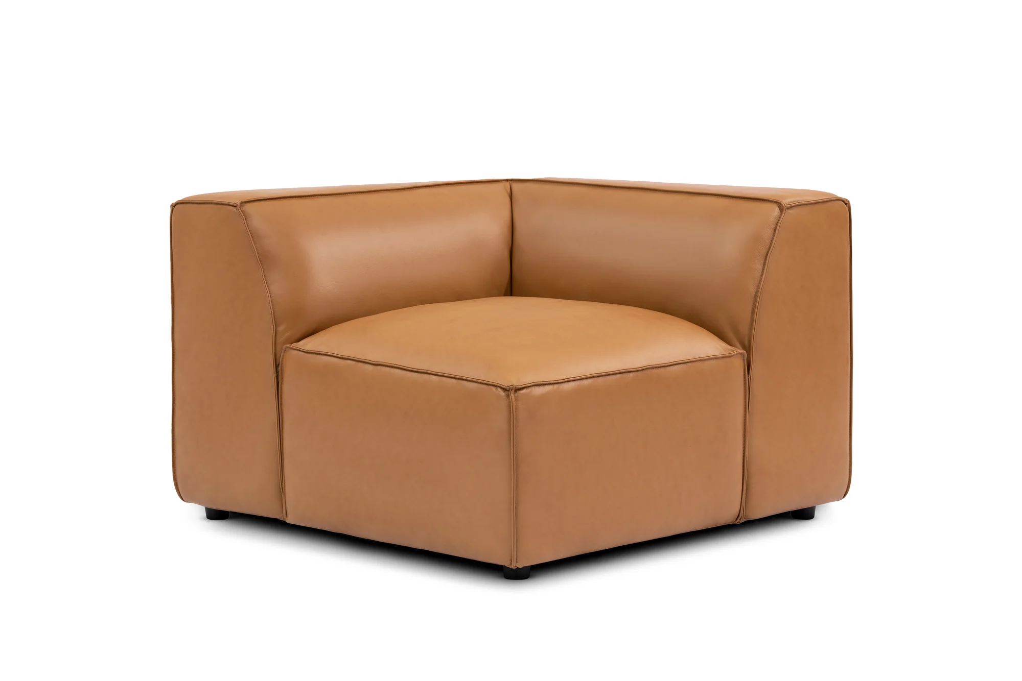 Nathan Leather Corner Lounge Module - Image 5