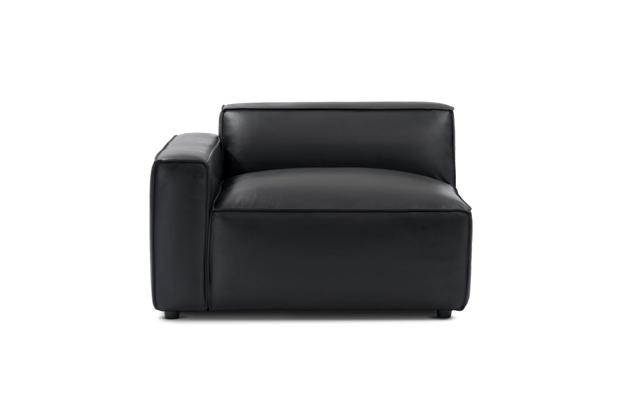 Nathan Leather Left Arm Lounge Module - Image 10