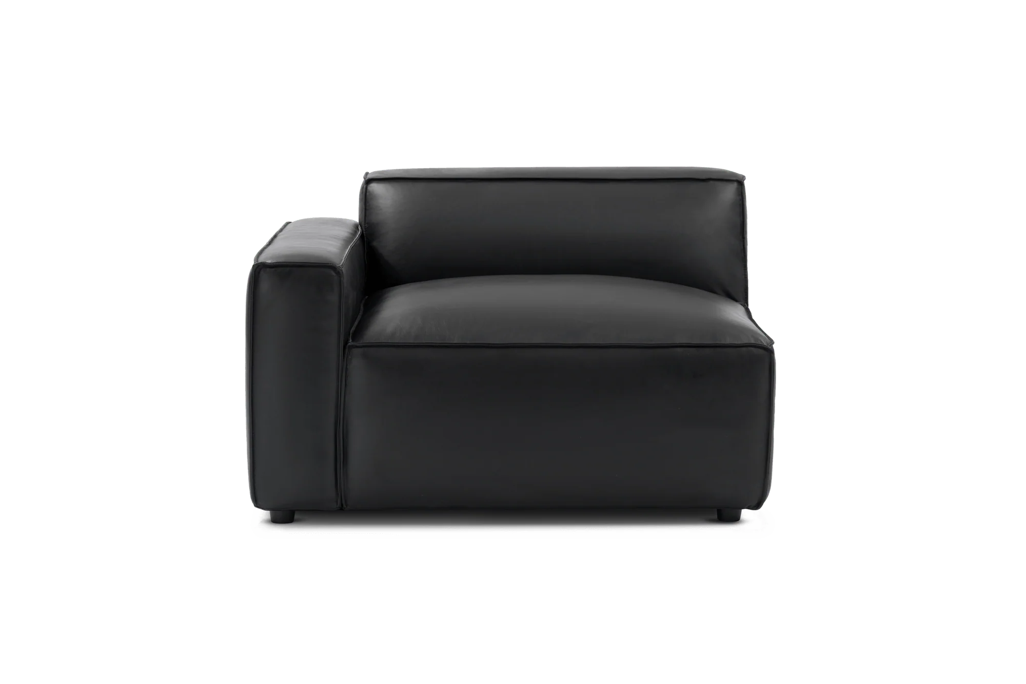 Nathan Leather Left Arm Lounge Module - Image 8